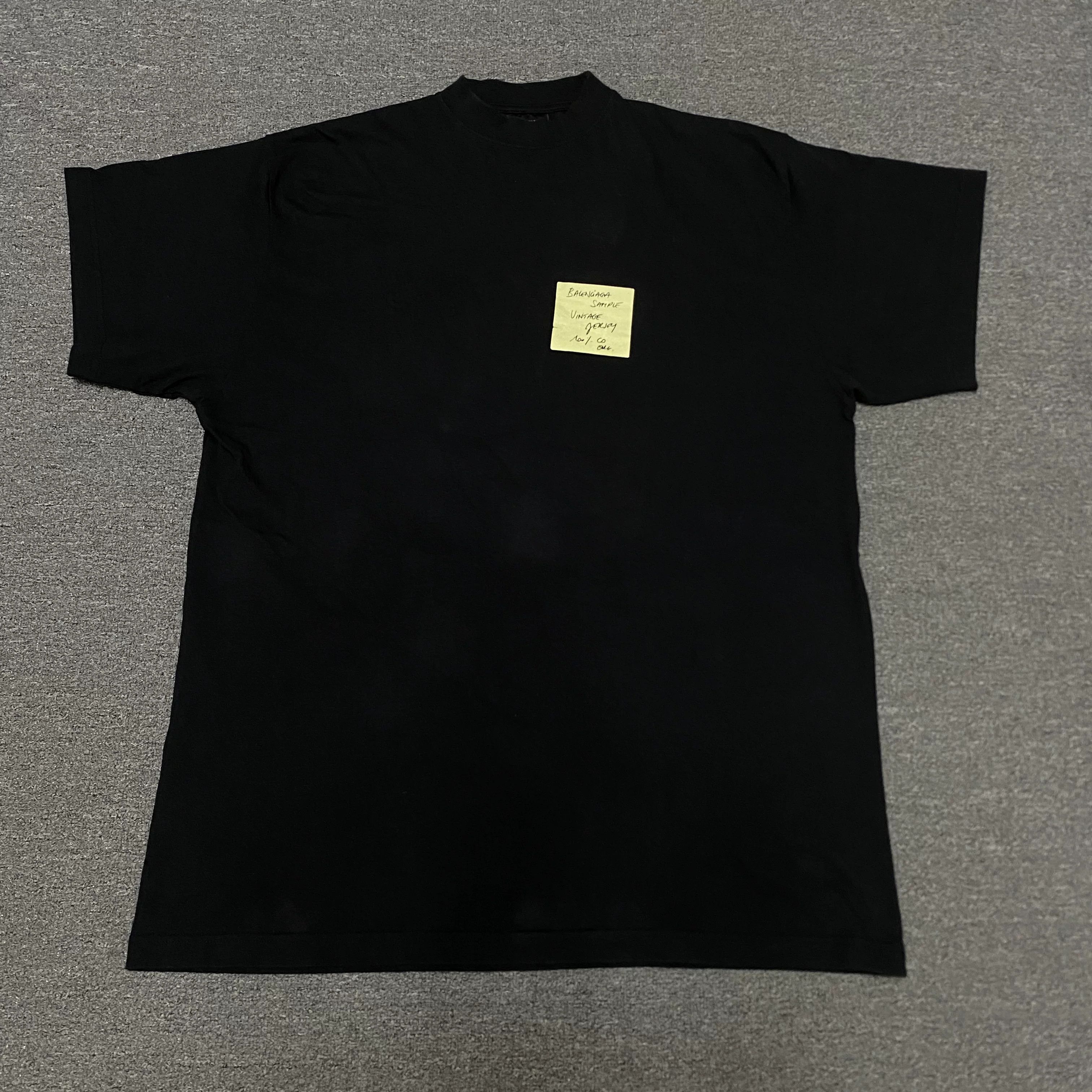 Balenciaga Balenciaga 23SS Sticky Note Tee Size US S / EU 44-46 / 1 - 1 Thumbnail