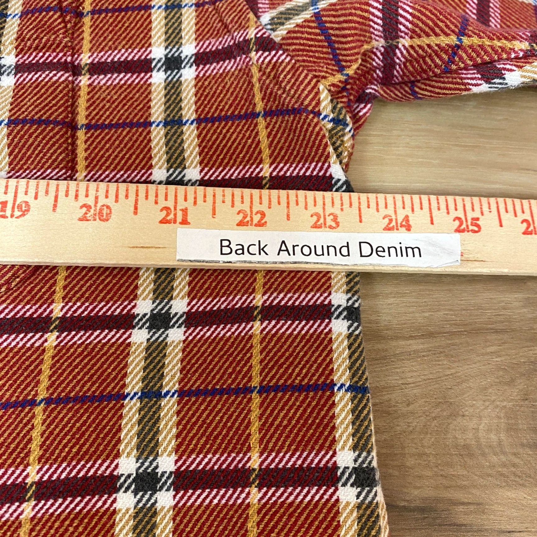 Dockers VINTAGE Dockers Shirt Mens M Button-Down Long Sleeve Plaid Orange Cotton Shirt Casual Classic Preppy Vintage Mens Size US M / EU 48-50 / 2 - 7 Thumbnail