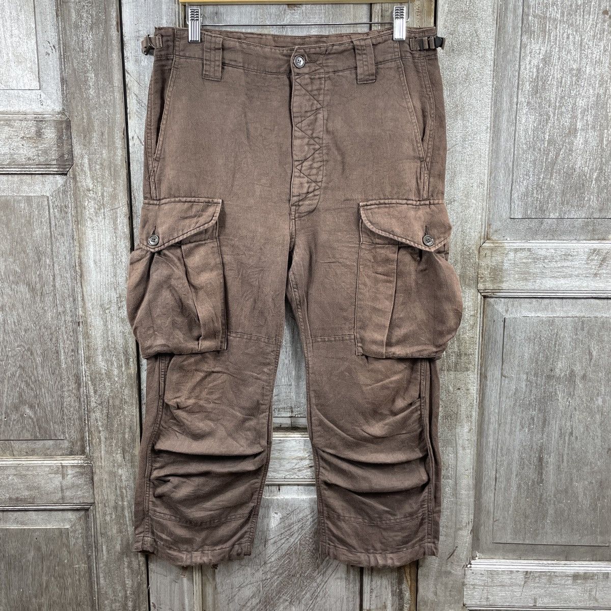 CABANE de ZUCCa × Issey Miyake Vintage Cabane De Zucca Issey Miyake Cargo Pants Size US 33 - 1 Thumbnail