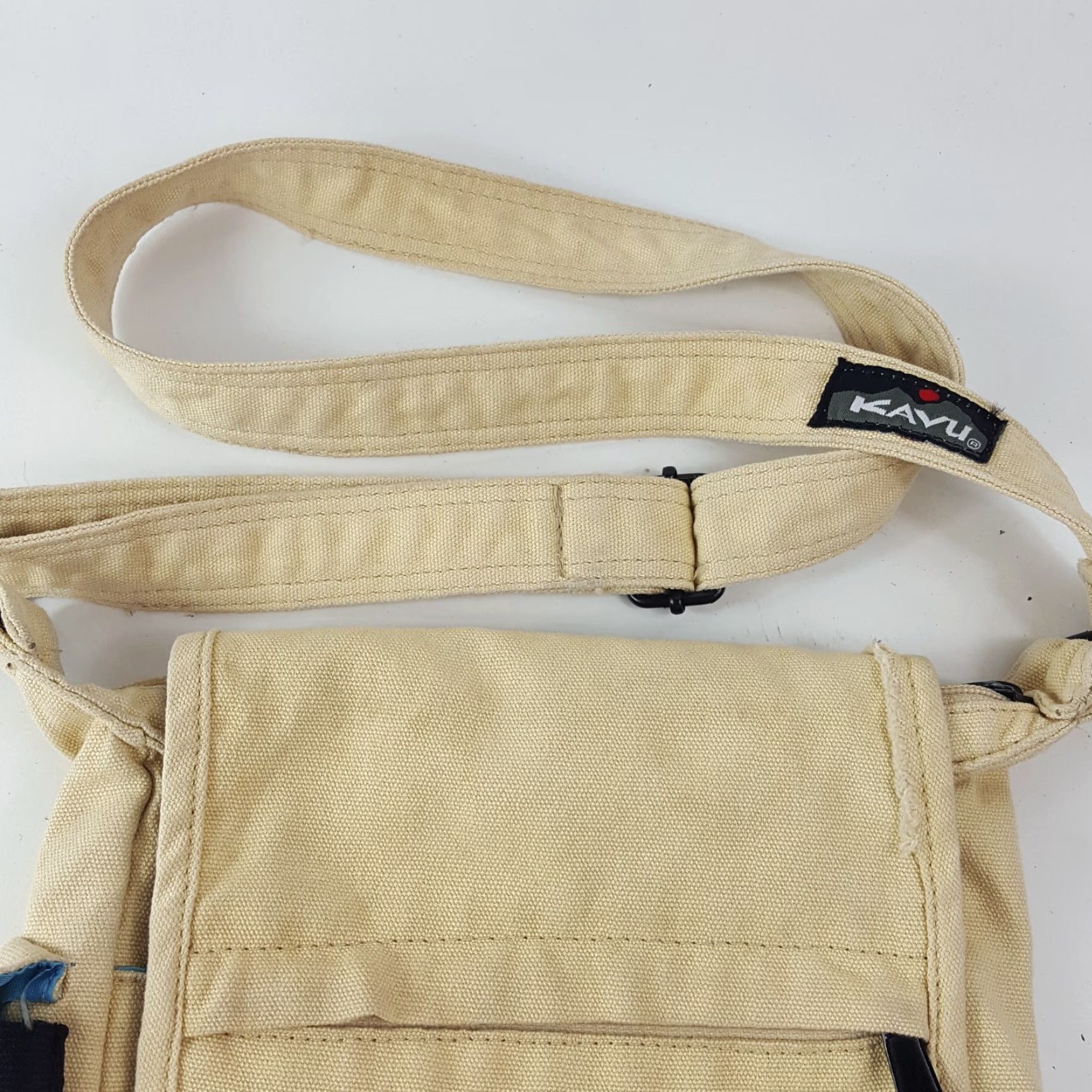 KAVU VINTAGE KAVU Canvas Crossbody Bag Women Small Outdoor Khaki Hiking Shoulder Tote Size ONE SIZE - 2 Thumbnail