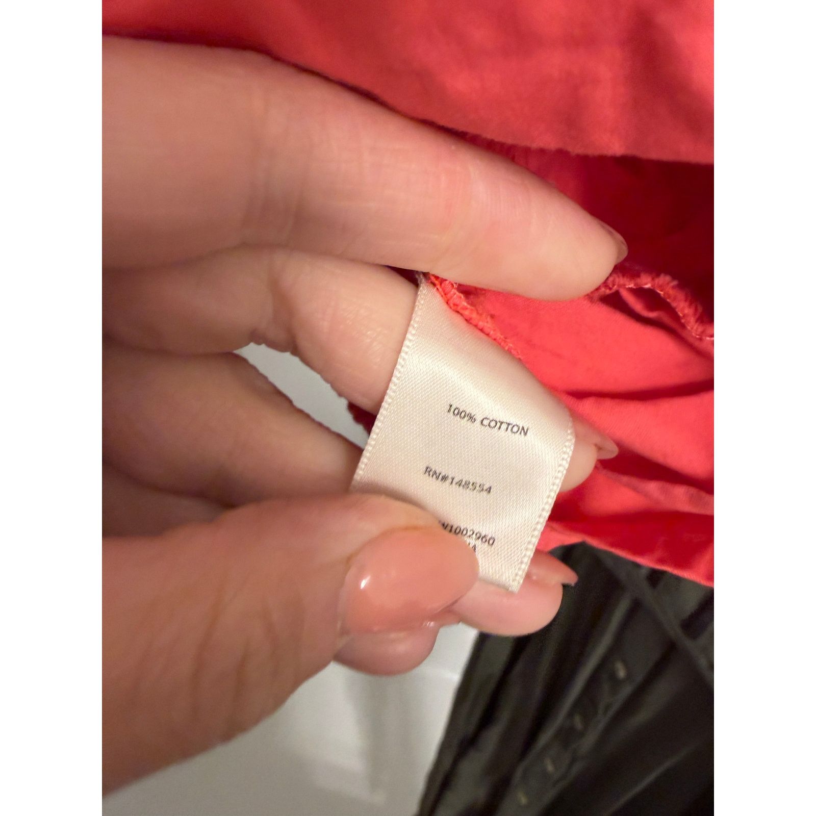 Other Francesca's Coral Pink Sandra Short Puff Sleeve Crop Blouse Size L / US 10 / IT 46 - 5 Thumbnail