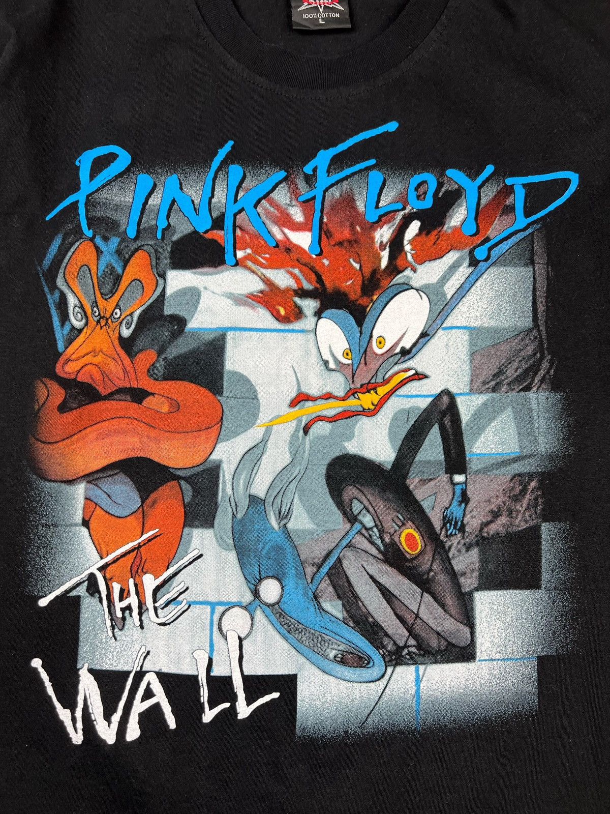 Band Tees × Vintage Vintage Pink Floyd The Wall t-shirt (Black Sabbath) Size US L / EU 52-54 / 3 - 4 Thumbnail