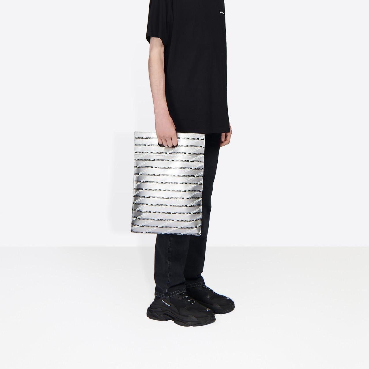 Balenciaga Balenciaga Leather Shopper Bag Size ONE SIZE - 4 Thumbnail