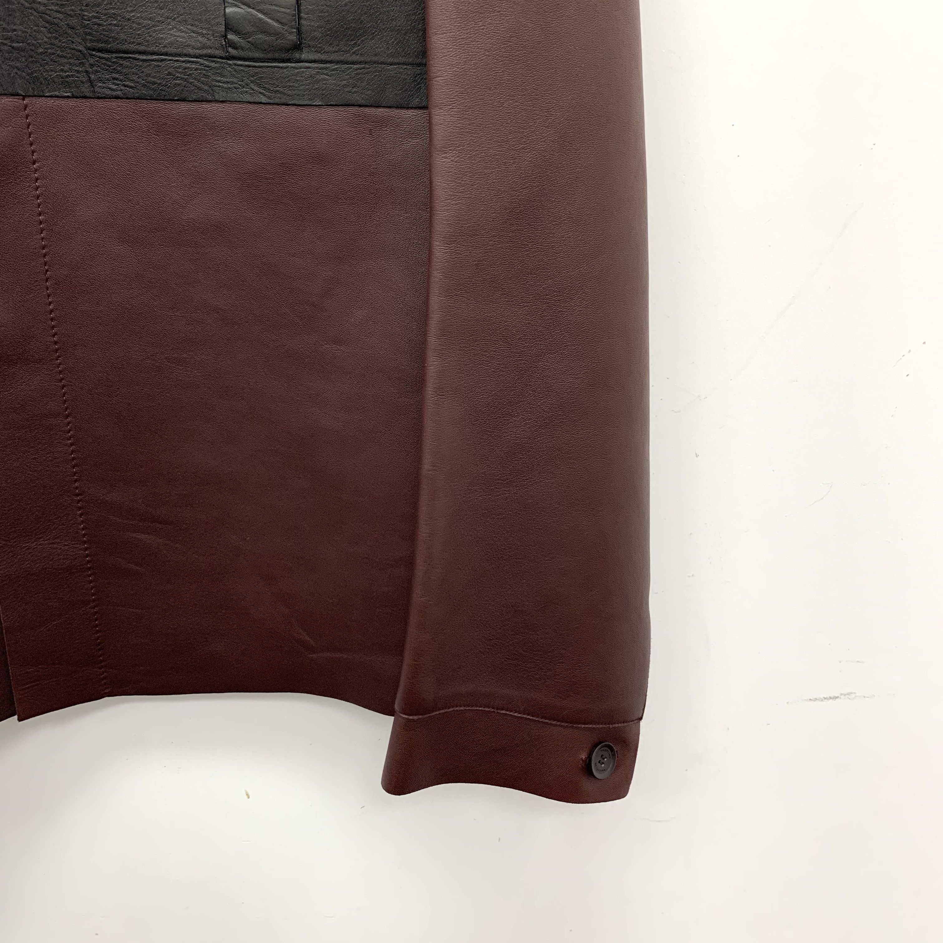Valentino Valentino Red-Brown Leather Jacket (M) Size US M / EU 48-50 / 2 - 7 Thumbnail