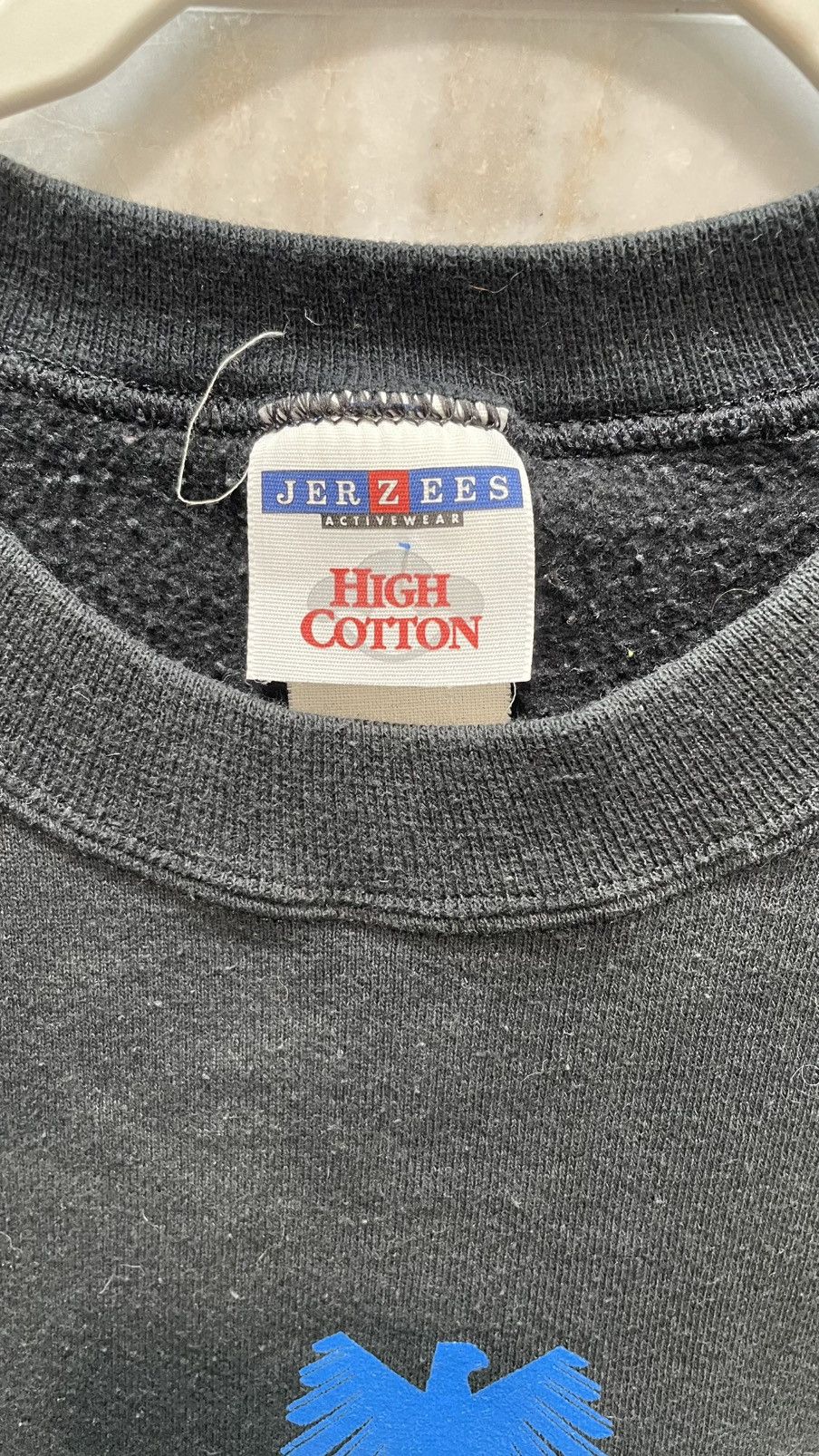Jerzees Jerzees black high cotton sweatshirt Size US L / EU 52-54 / 3 - 4 Thumbnail