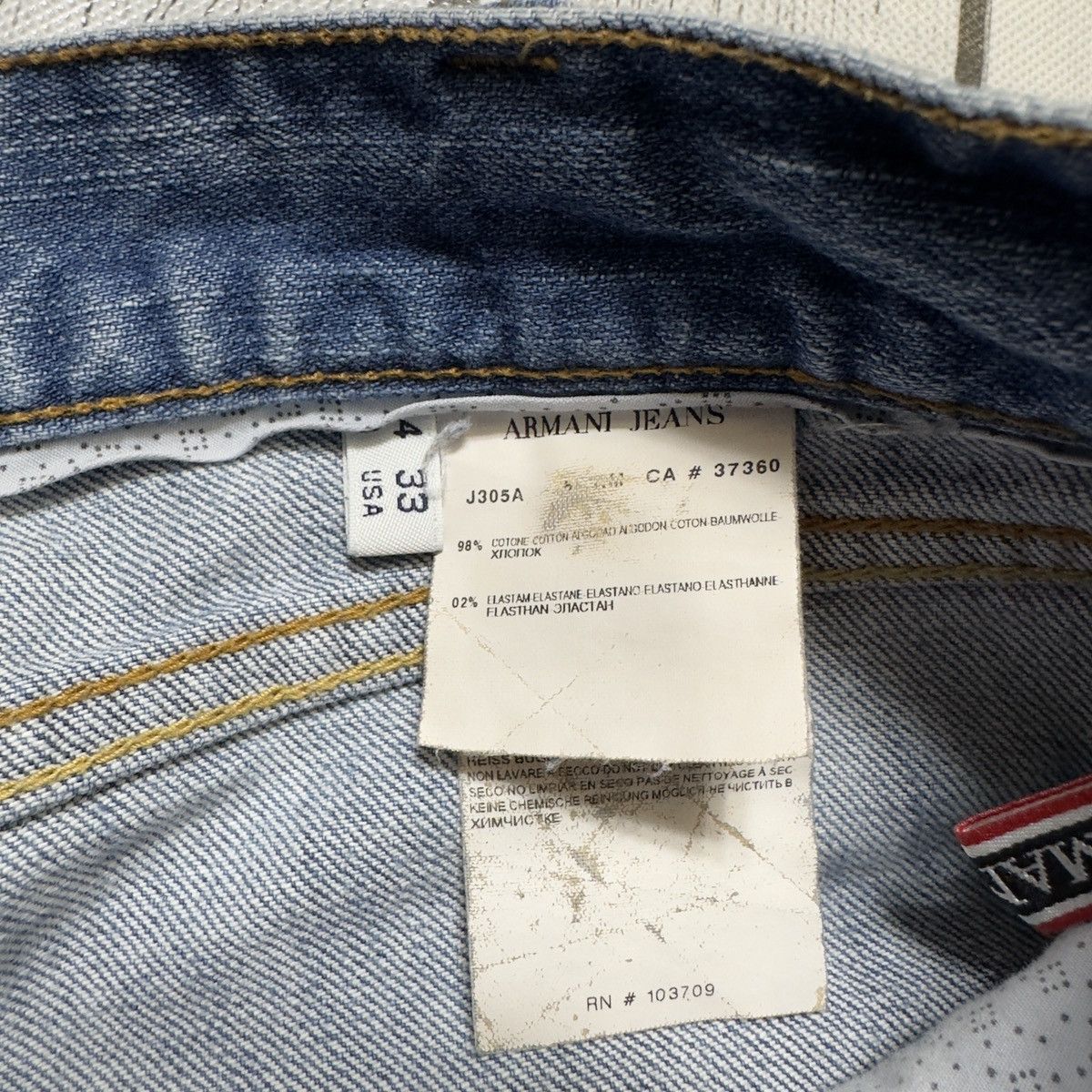 Armani Armani Jeans Size US 33 - 5 Thumbnail