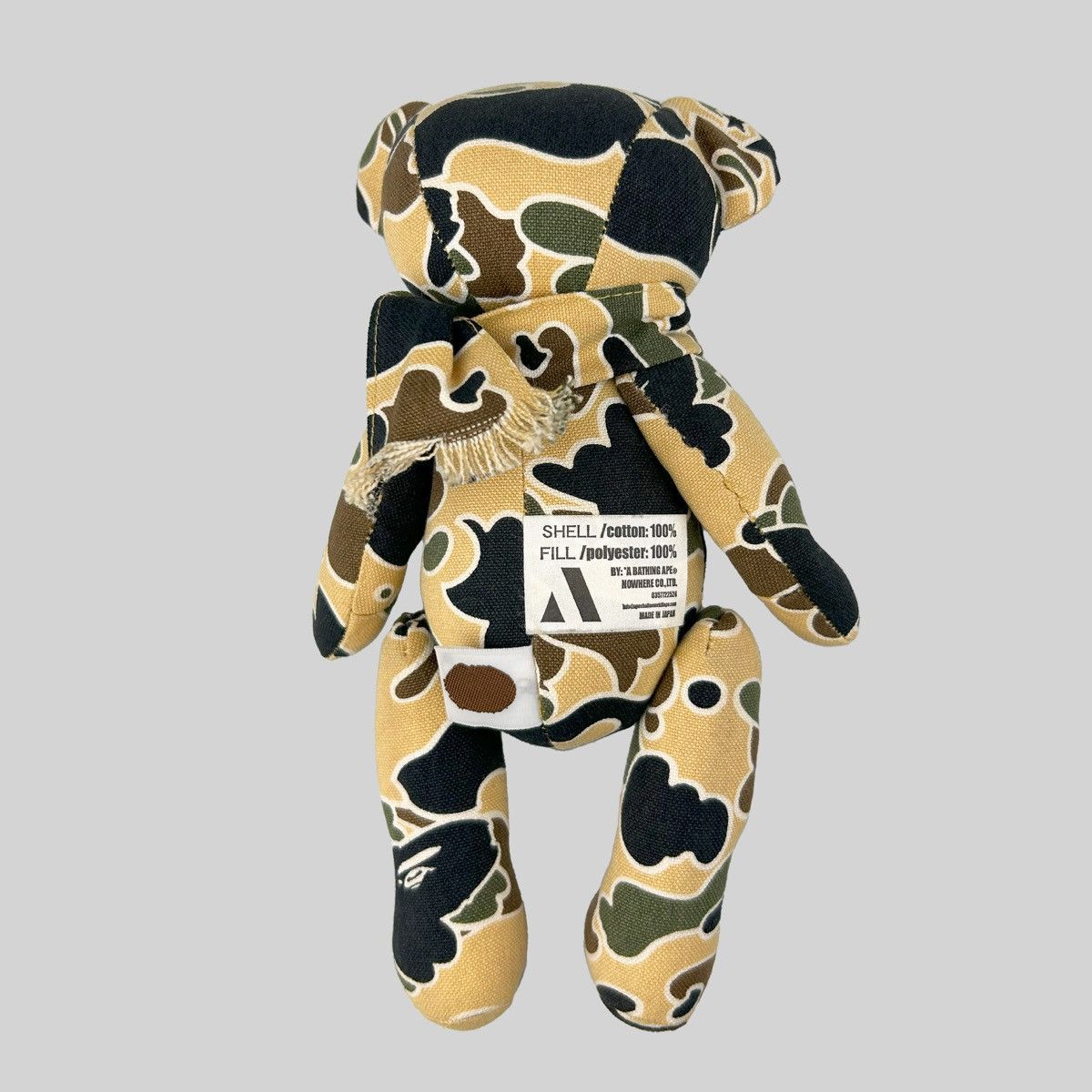 Bape Bape Psyche Camo Teddy Bear Size ONE SIZE - 3 Thumbnail