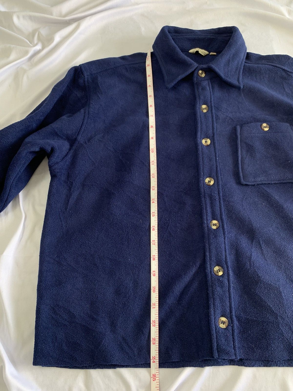 Vintage Vintage cropped outer fleece button up shirt japan Size US L / EU 52-54 / 3 - 6 Thumbnail