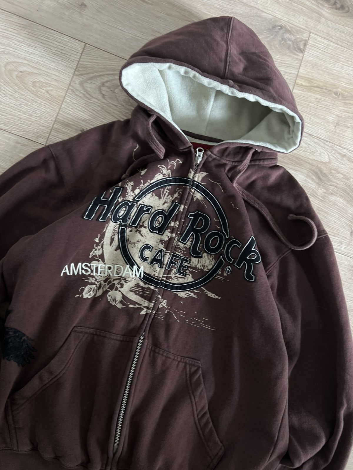 Vintage Vintage hard rock zip hoodie y2k hoodie swag Size US M / EU 48-50 / 2 - 4 Thumbnail