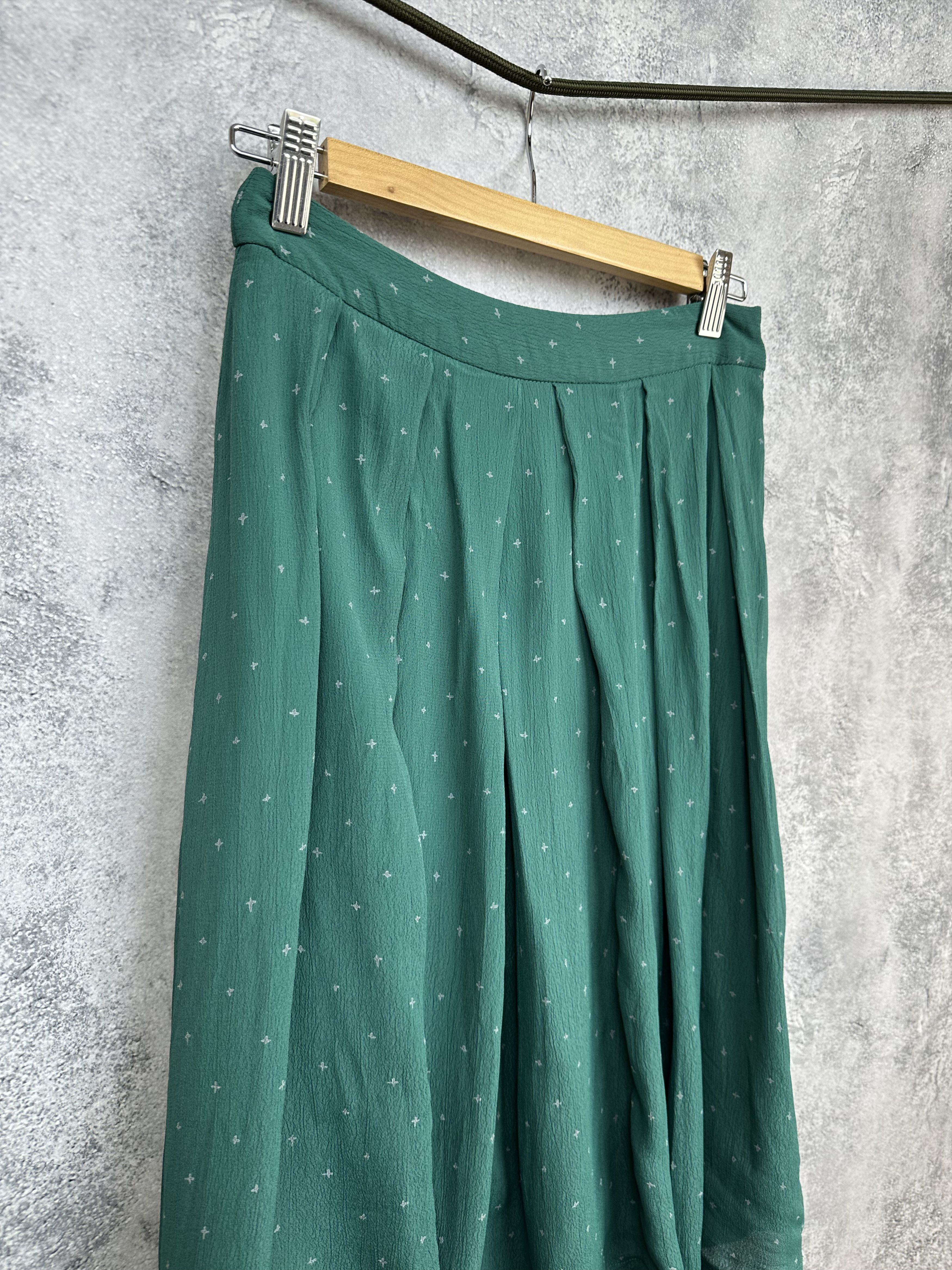 Other TOAST Boho Midi Skirt Pleated Lightweight Viscose Lined Zip Size 27" / US 4 / IT 40 - 3 Thumbnail