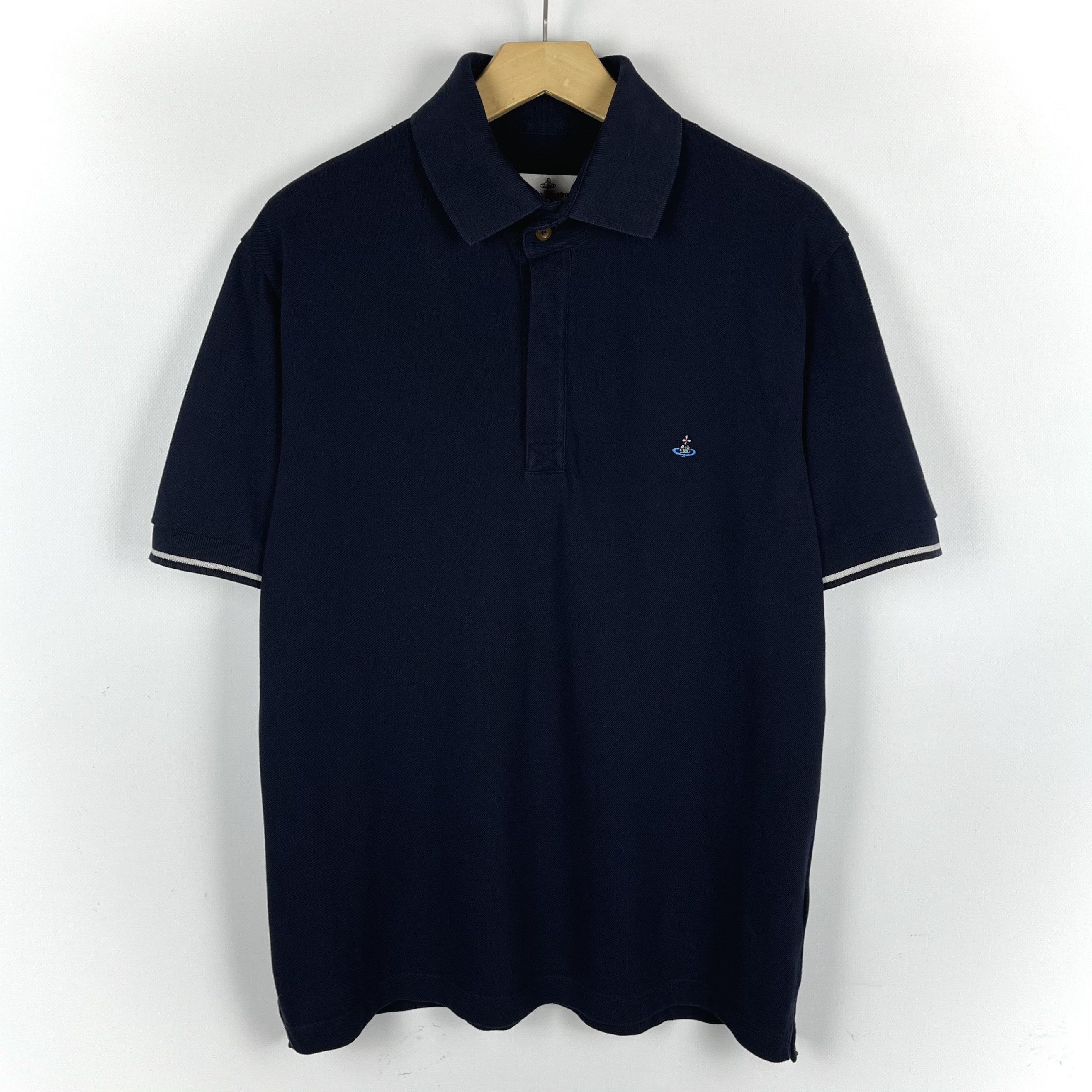 Vivienne Westwood Vivienne Westwood Orb Logo Polo Shirt Size US L / EU 52-54 / 3 - 1 Thumbnail