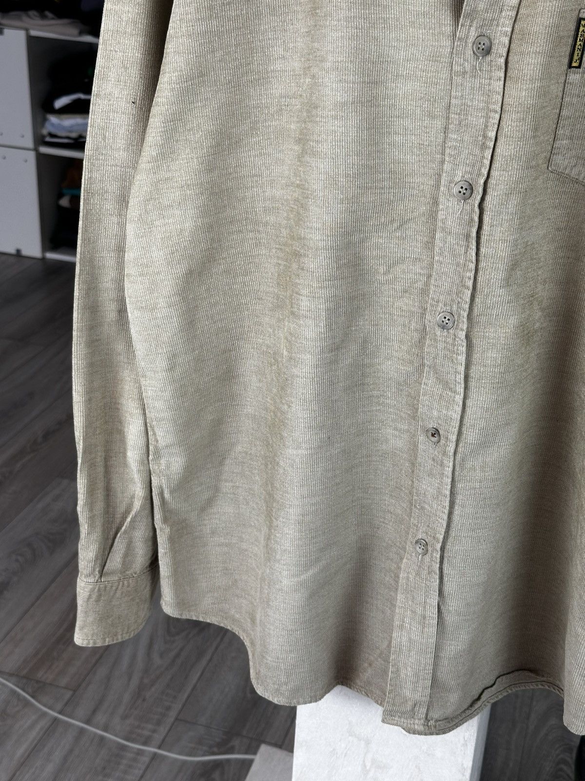 Armani Vintage Armani Jeans Velvet Shirt Tee Size US XL / EU 56 / 4 - 4 Thumbnail