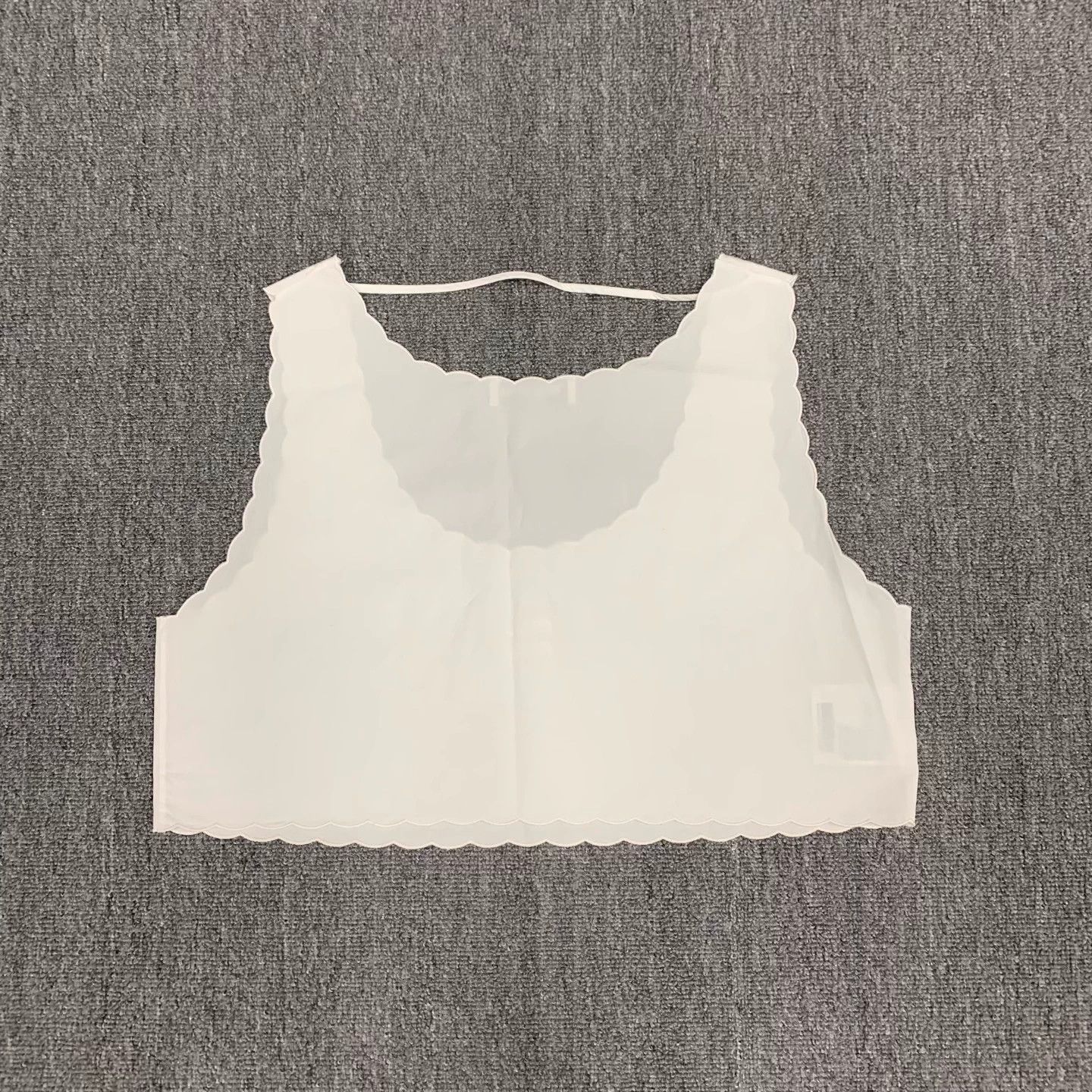 Miu Miu Miu Miu Women's White Embroidered Logo Cami Top Size S / US 4 / IT 40 - 2 Thumbnail