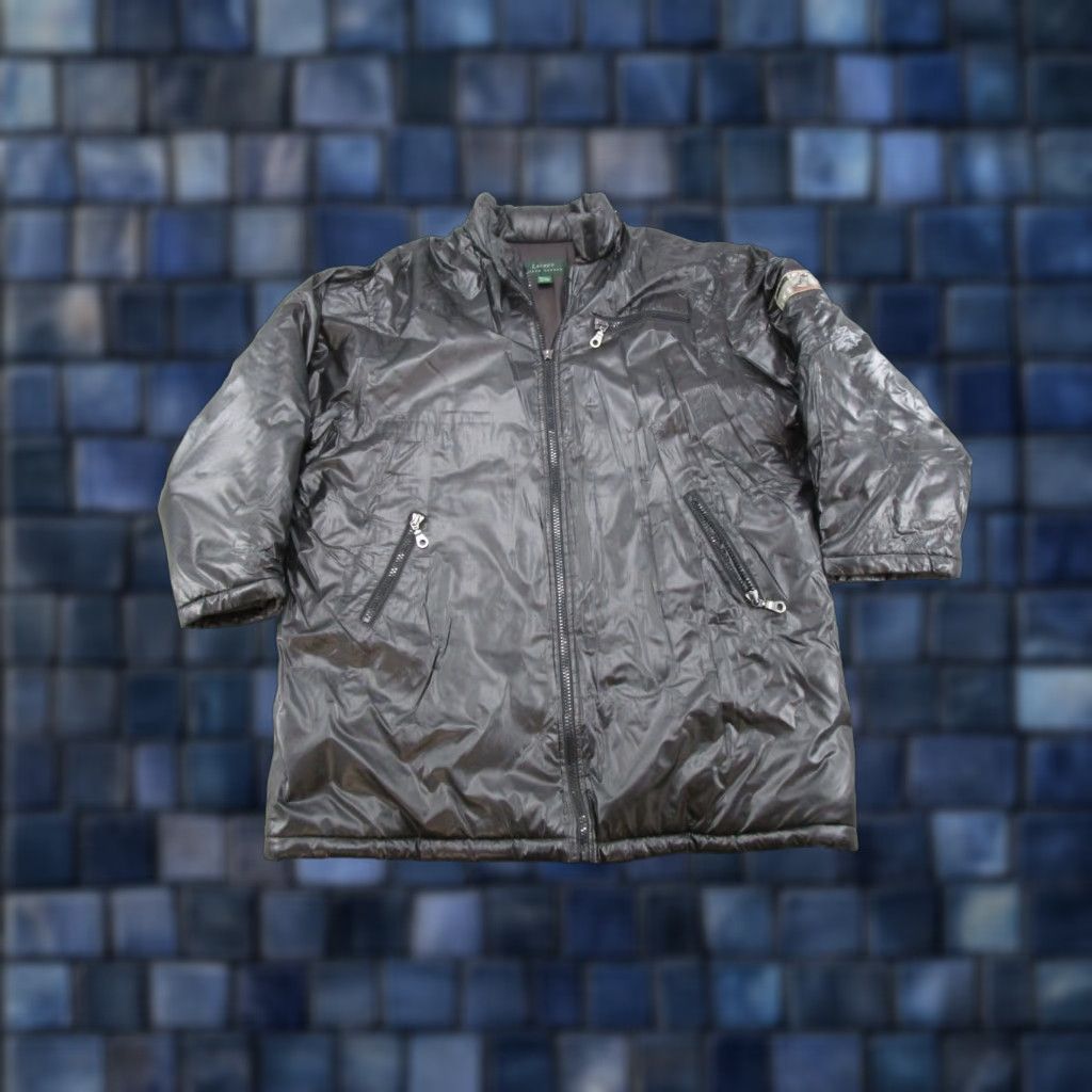 Ralph Lauren VTG Lauren Ralph Lauren Puffer Jacket Women’s Down Full Zip Black Solid Quilted Logo Down Insulated All Seasons Winter Skiing Size L / US 10 / IT 46 - 1 Thumbnail