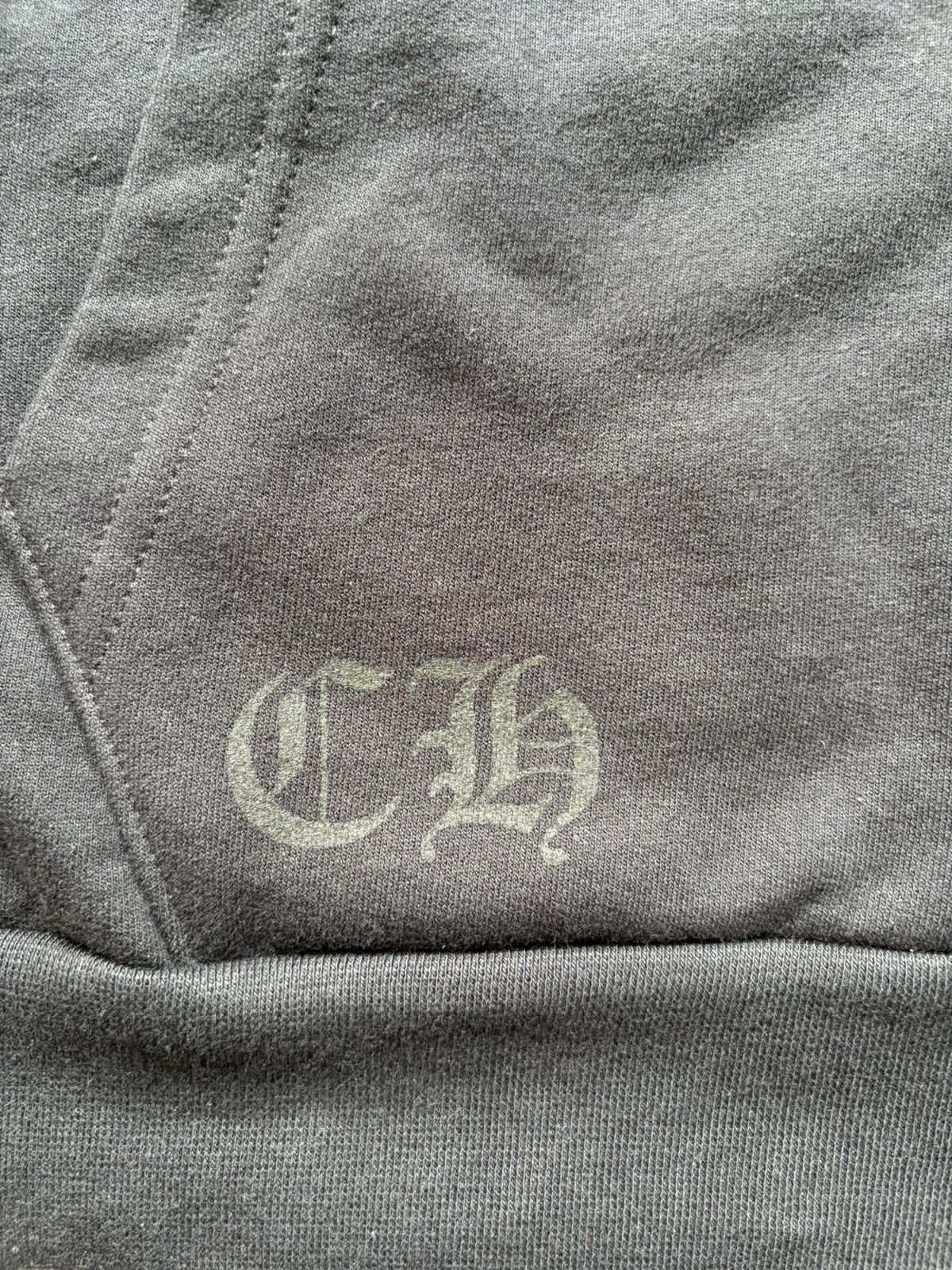 Chrome Hearts Chrome Hearts Black Vertical Logo Zipup Hoodie Size US L / EU 52-54 / 3 - 4 Thumbnail