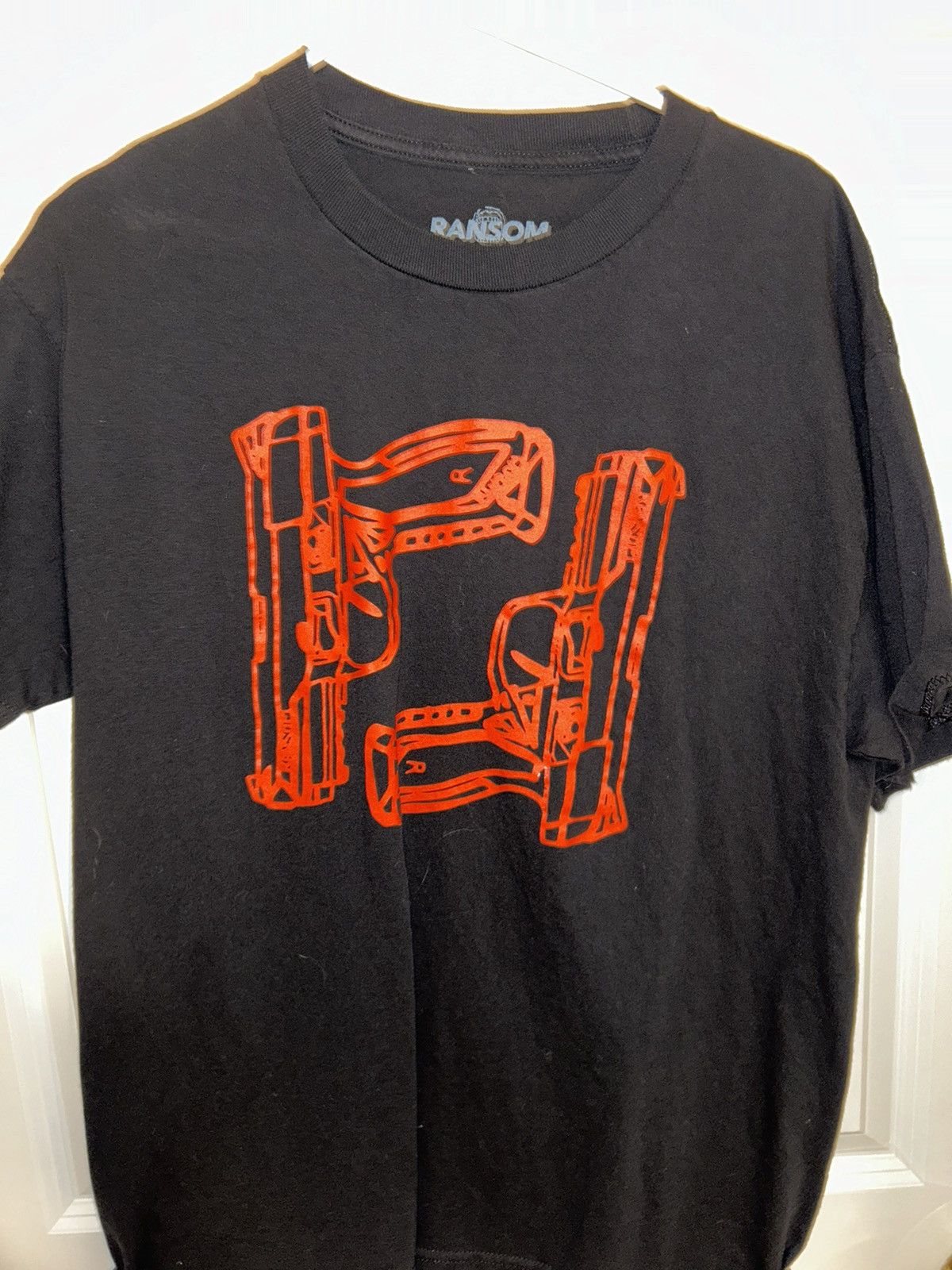 Ransom Clothing Ransom Clothing T Shitt Red Guns Size US XL / EU 56 / 4 - 1 Thumbnail