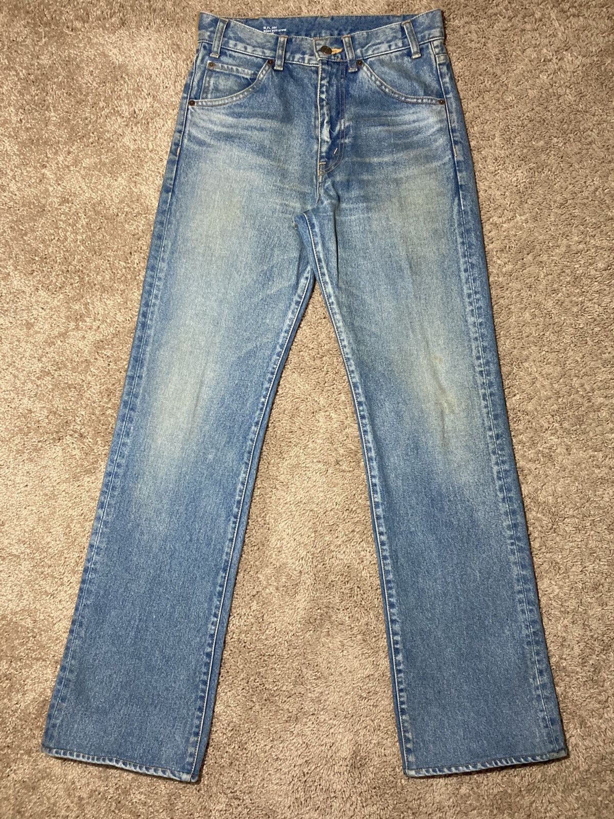 Celine SS20 Celine Serge Flare FL 01 Hedi Peerwash 2020 Jeans 28 Size US 28 / EU 44 - 1 Thumbnail