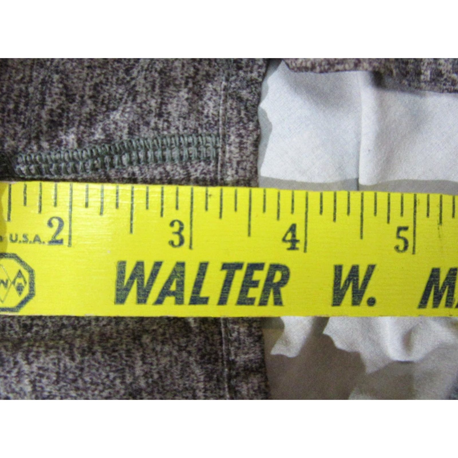 Lululemon Lululemon Shorts Womens 12 Gray Heathered Lined Zip Pocket Running Athletic Size 34" / US 12 / IT 48 - 5 Thumbnail