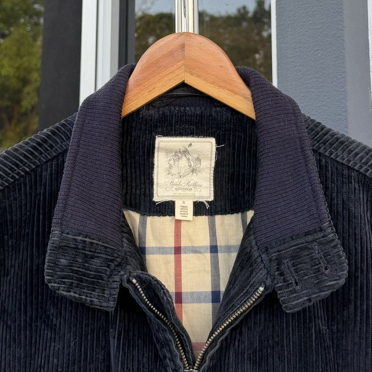 Brooks Brothers Vintage Brooks Brothers Outerwear Corduroy Bomber Jacket Size US S / EU 44-46 / 1 - 13 Thumbnail