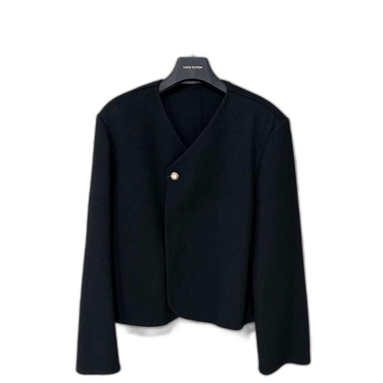 Louis Vuitton Louis Vuitton Black Wool Jacket Size XL / US 12-14 / IT 48-50 - 1 Thumbnail