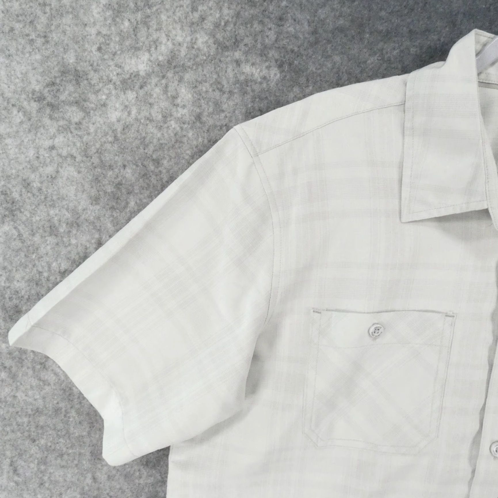 Orvis Orvis Shirt Mens Large Short Sleeve Button-Up Gray Plaid Lightweight Size US L / EU 52-54 / 3 - 3 Thumbnail