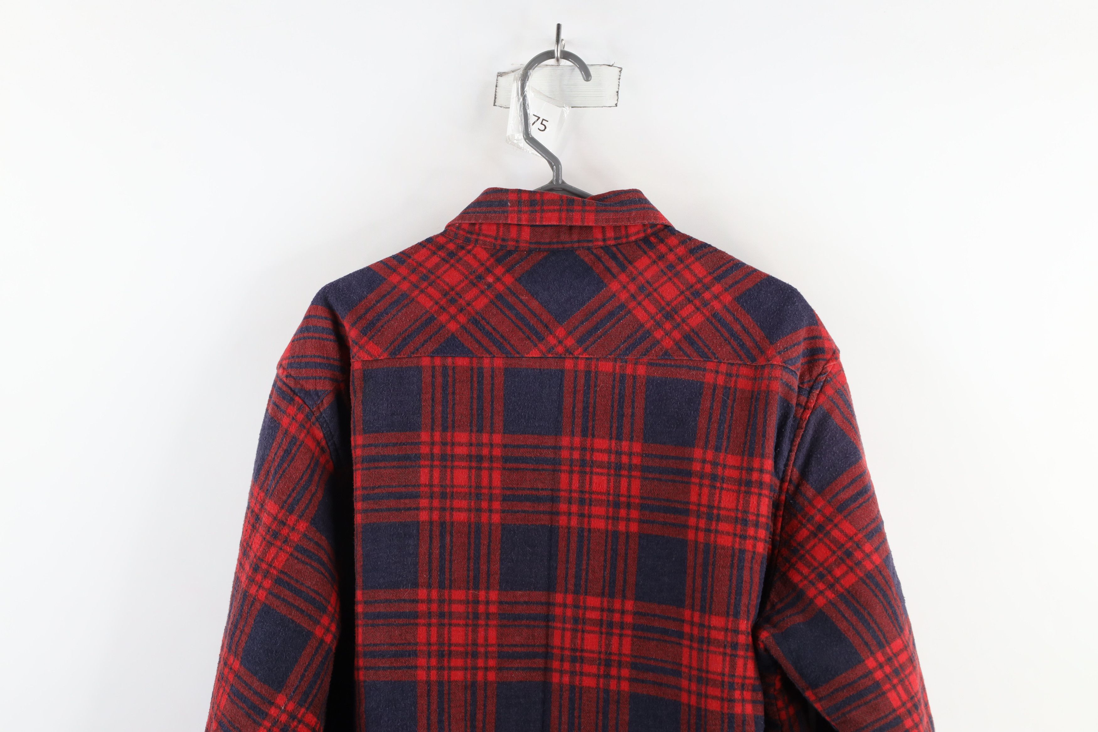 Vintage Vintage 70s Streetwear Quilted Flannel Button Shirt Jacket Size US XL / EU 56 / 4 - 12 Thumbnail