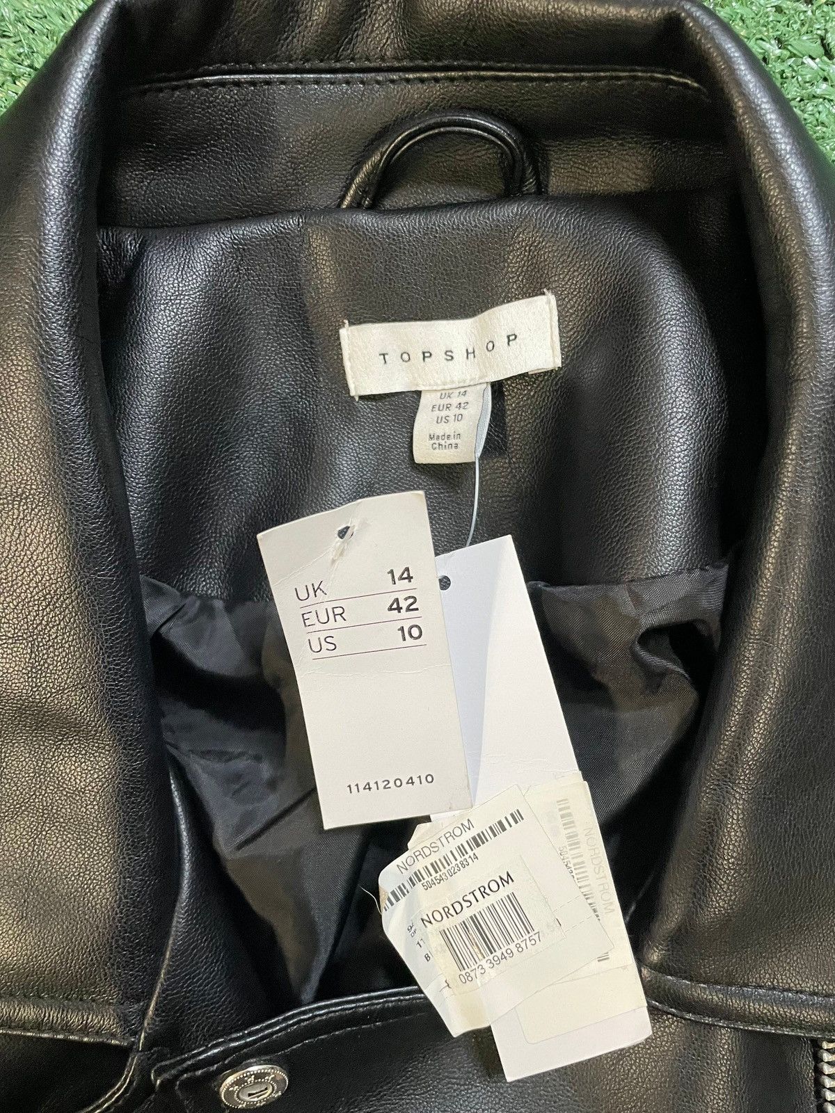Genuine Leather Topshop biker leather jacket Size M / US 6-8 / IT 42-44 - 3 Thumbnail