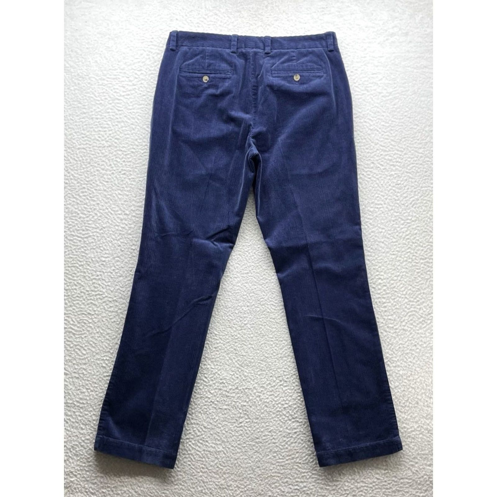 Vineyard Vines Vineyard Vines Pants Mens 34x32 Navy Blue Slim Stretch Corduroy Preppy Size US 34 / EU 50 - 6 Thumbnail