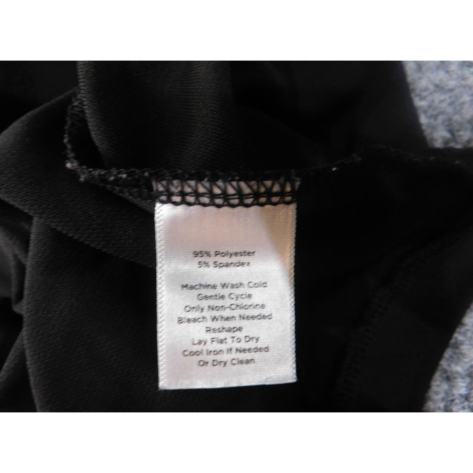 Talbots Talbots Dress Small Black Sleeveless A-Line Strap Womens Stretch Pullover Knee Length Knit Polyester Spandex Casual Winter Regular Womens Mens? Size S / US 4 / IT 40 - 6 Thumbnail