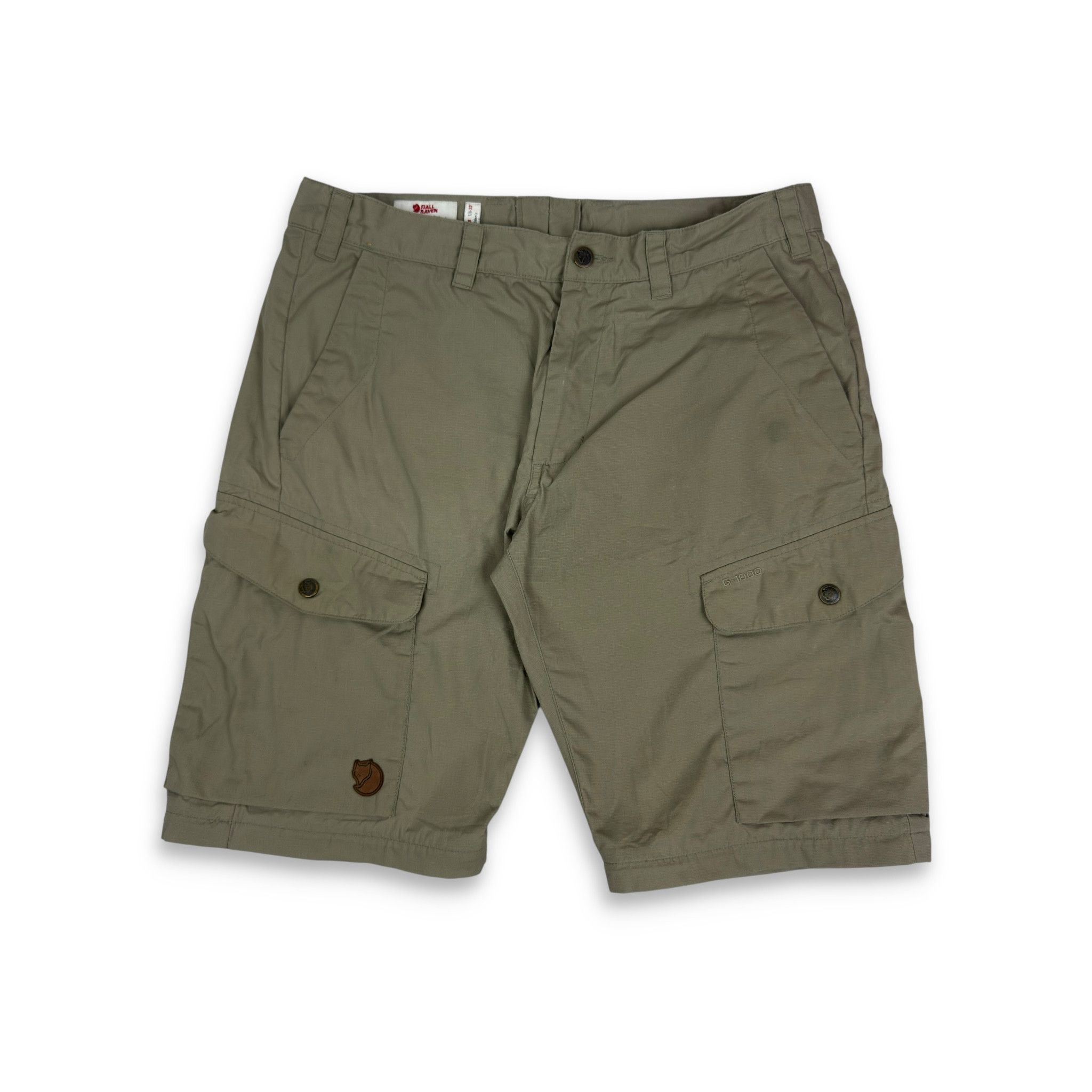 Fjallraven Fjallraven Ruaha Men's Olive Comfort Fit Mid Waist Shorts 32 Size US 32 / EU 48 - 1 Thumbnail