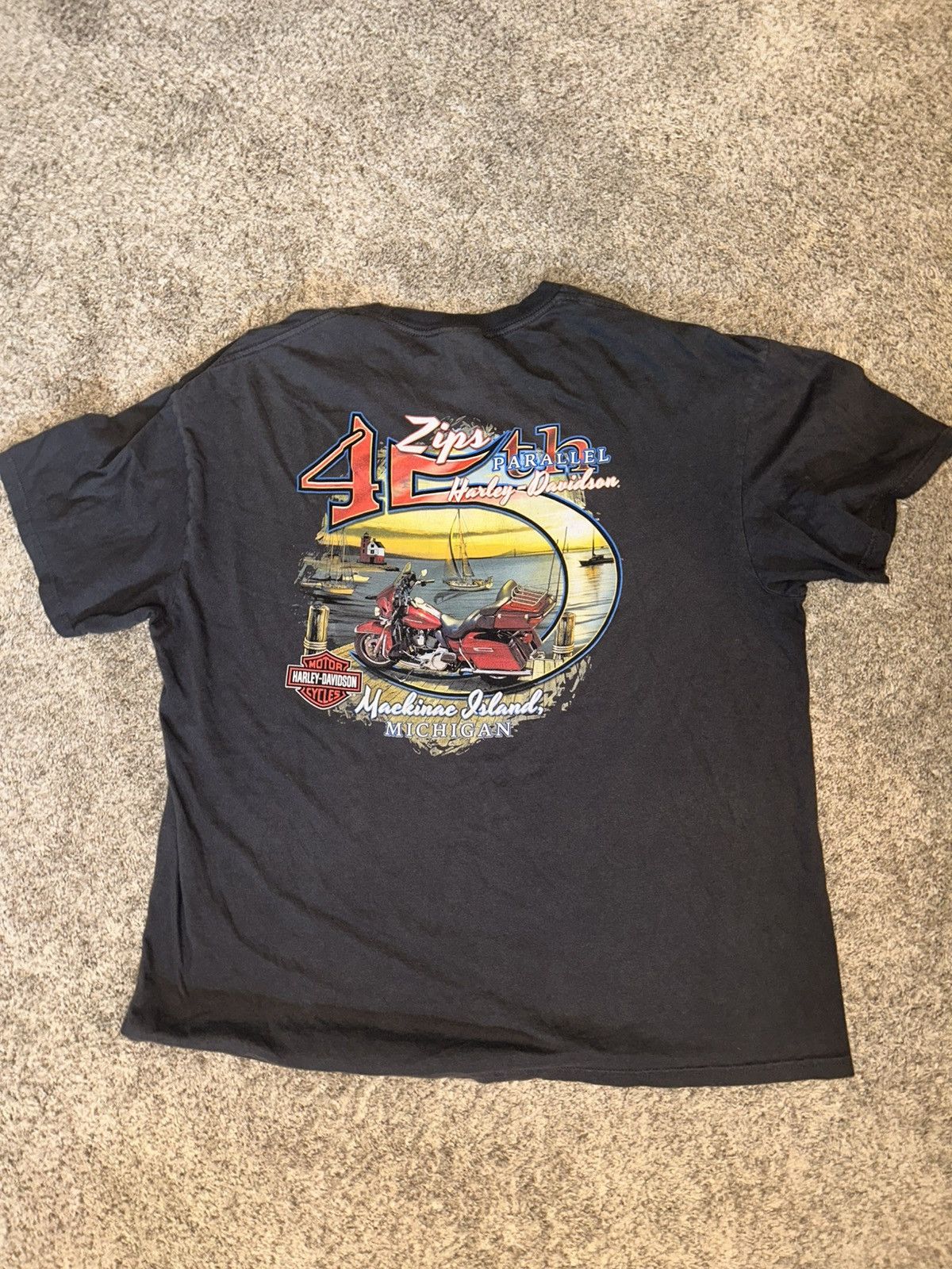 Harley Davidson Harley Davidson Mackinac Island Tee Size US XL / EU 56 / 4 - 2 Thumbnail