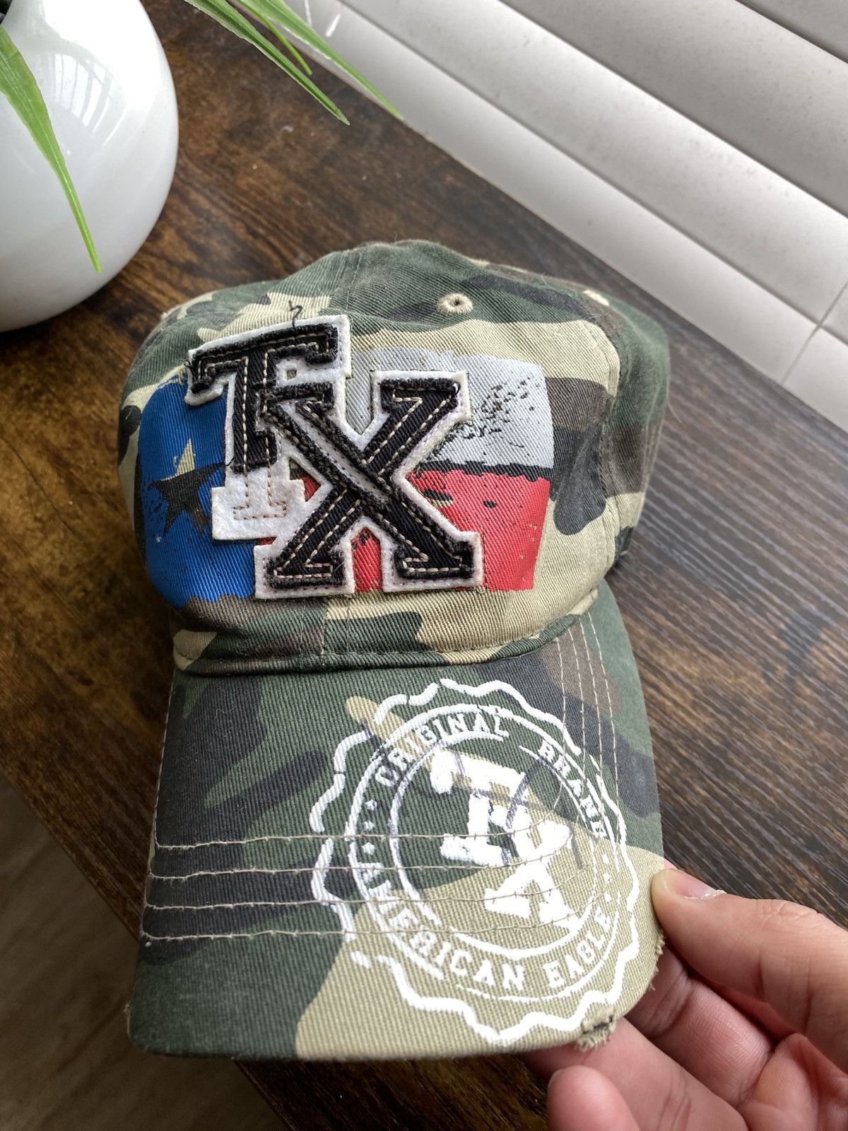 Vintage Y2K Texas Camo Hat Size ONE SIZE - 2 Thumbnail