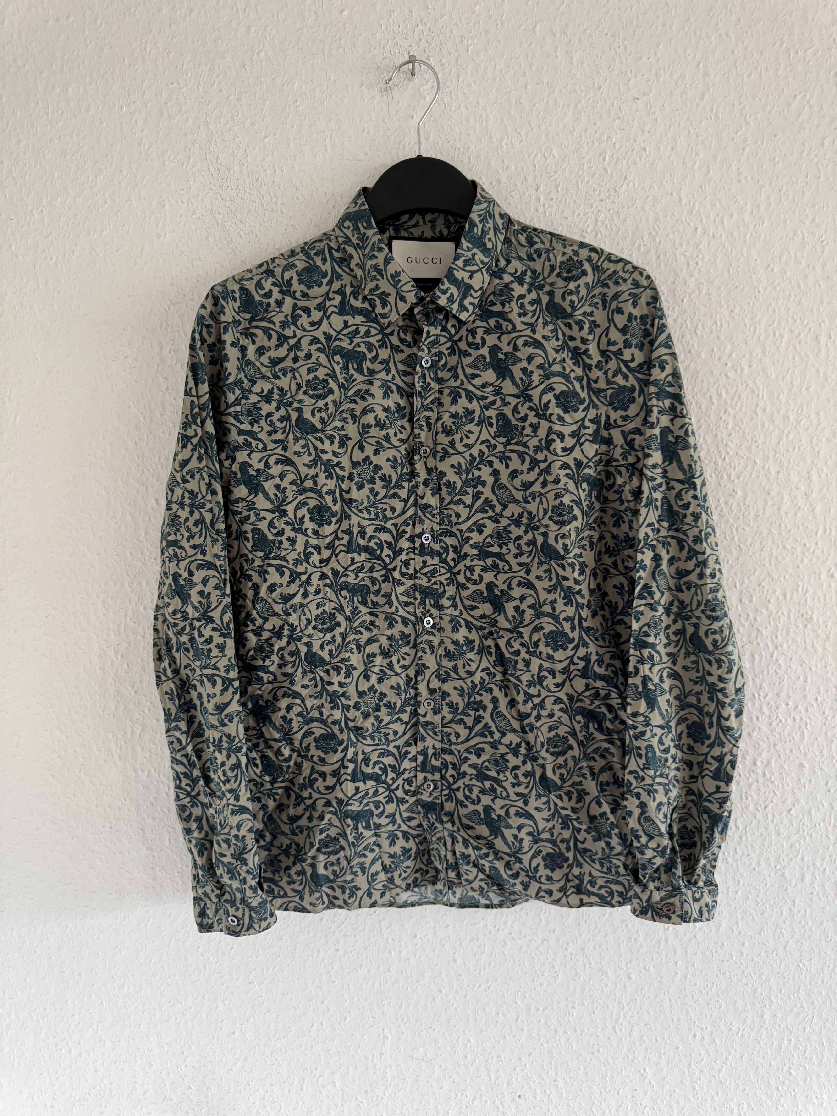 Gucci Cambridge Paisley Shirt Size US M / EU 48-50 / 2 - 9 Thumbnail