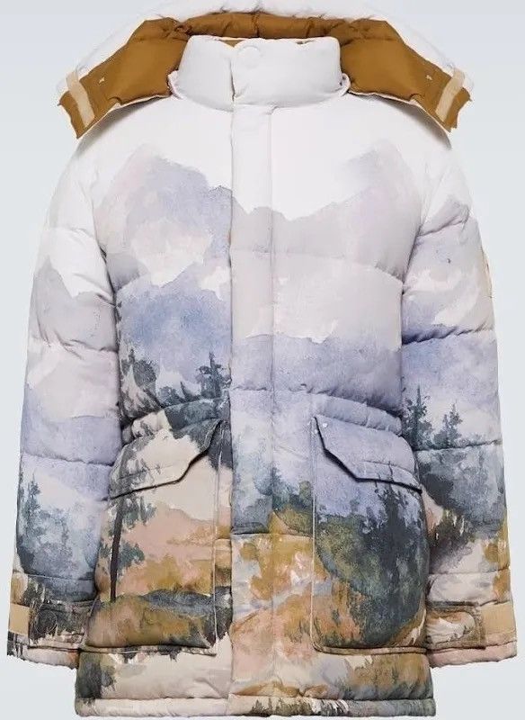 Gucci × The North Face x The North Face Forest Trail Print Down Puffer Parka Jacket Size US S / EU 44-46 / 1 - 1 Thumbnail