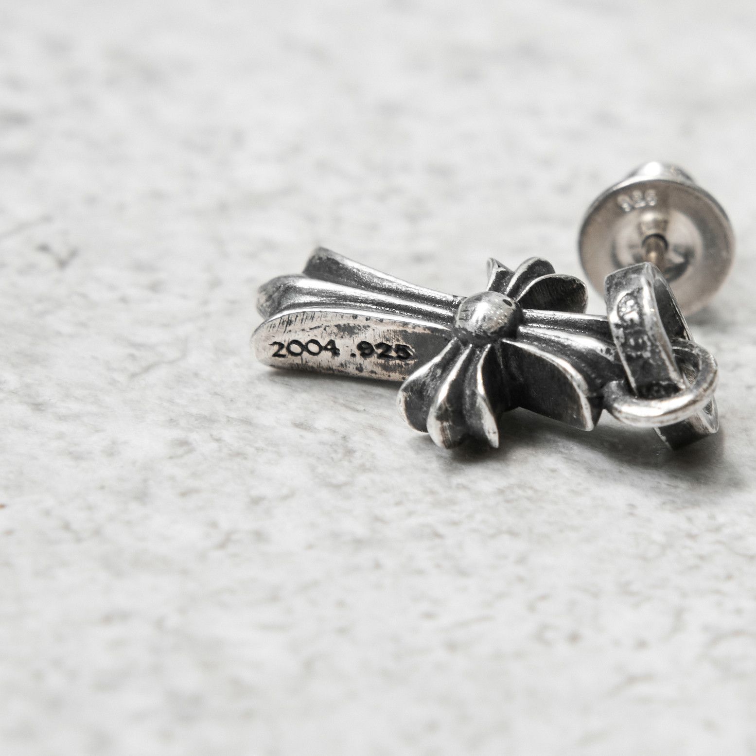 Chrome Hearts CHROME HEARTS Cross Baby Fat Earring SILVER Size ONE SIZE - 5 Thumbnail