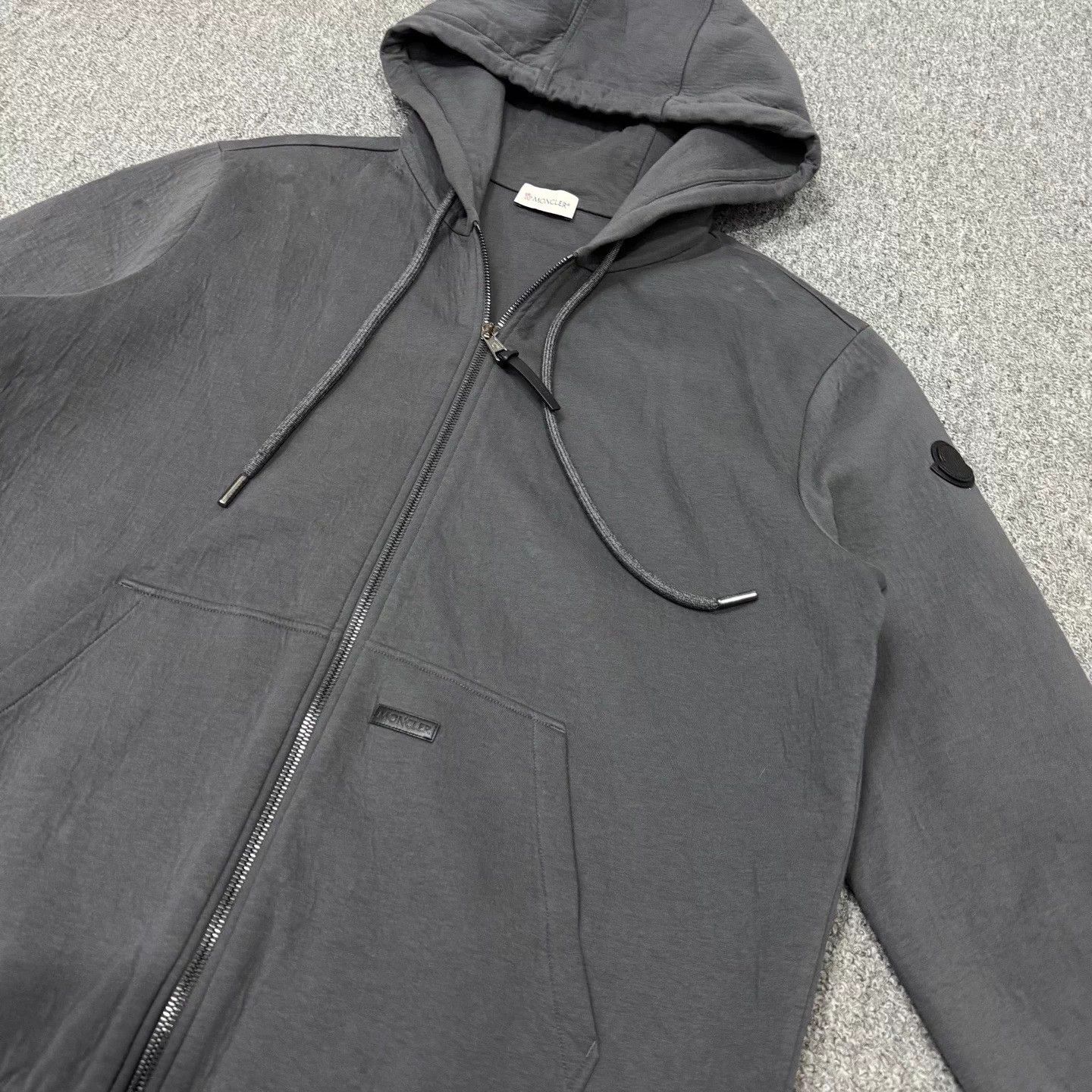 Moncler Moncler Gray Zip Jacket L 95 New Size US L / EU 52-54 / 3 - 3 Thumbnail