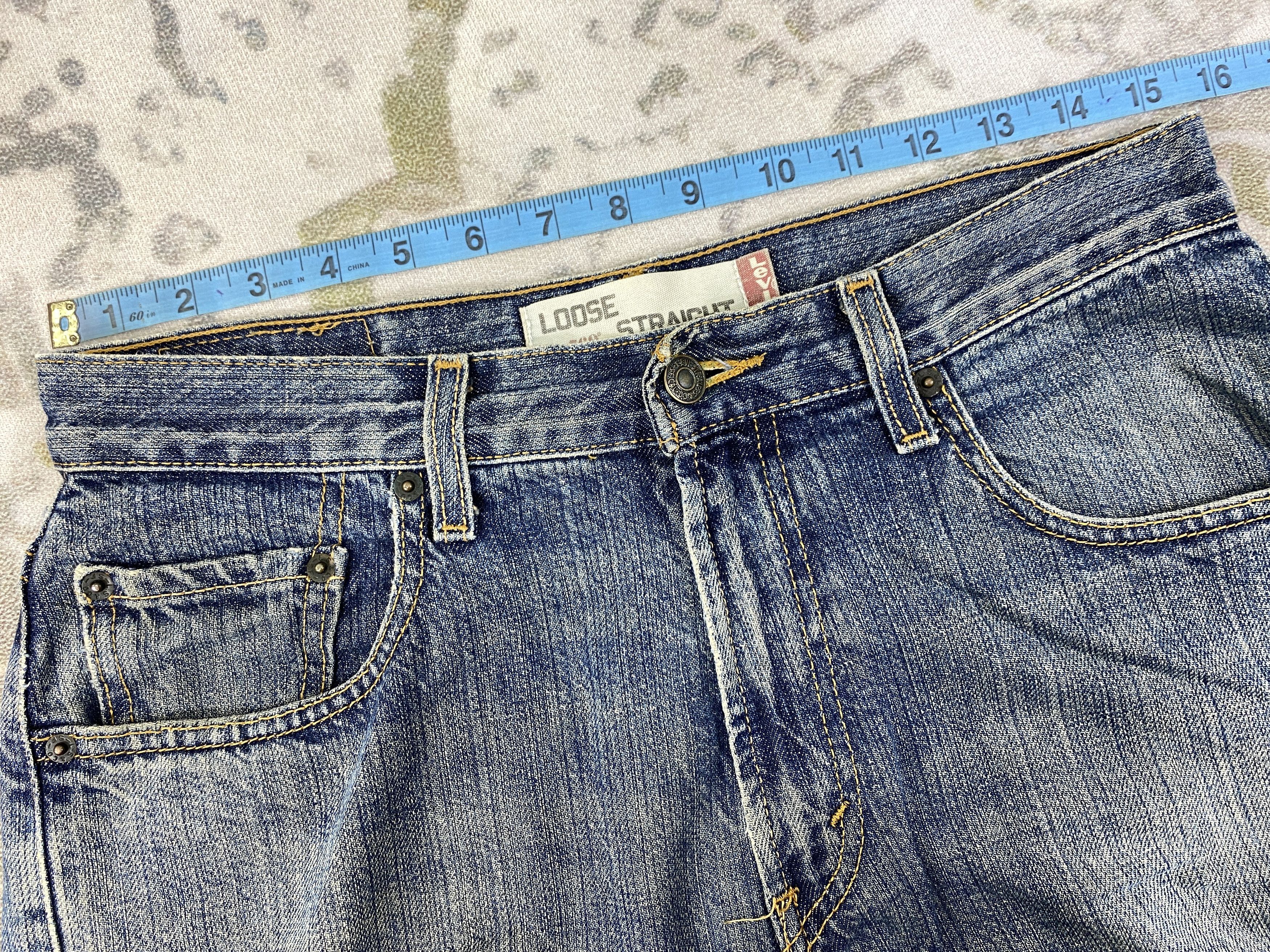 Levi's Faded Blue Vintage Levi's 569 Jeans 31x29 Denim -JN2081 Size US 31 - 5 Thumbnail