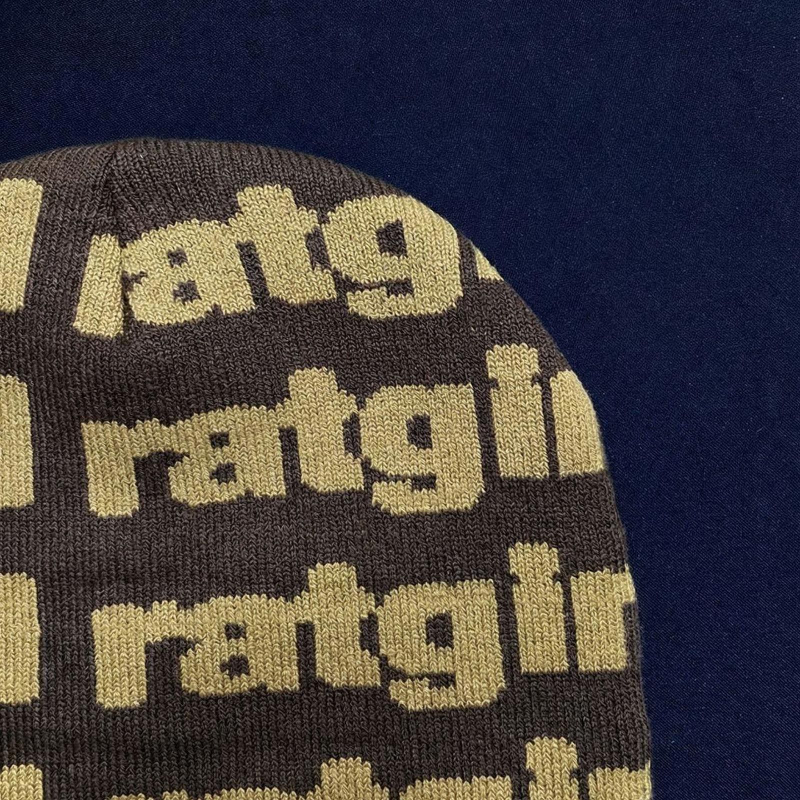 Stray Rats Rare Stray Rats Ratgirl No Cuff Knit Beanie Hat Brown OS Size ONE SIZE - 2 Thumbnail