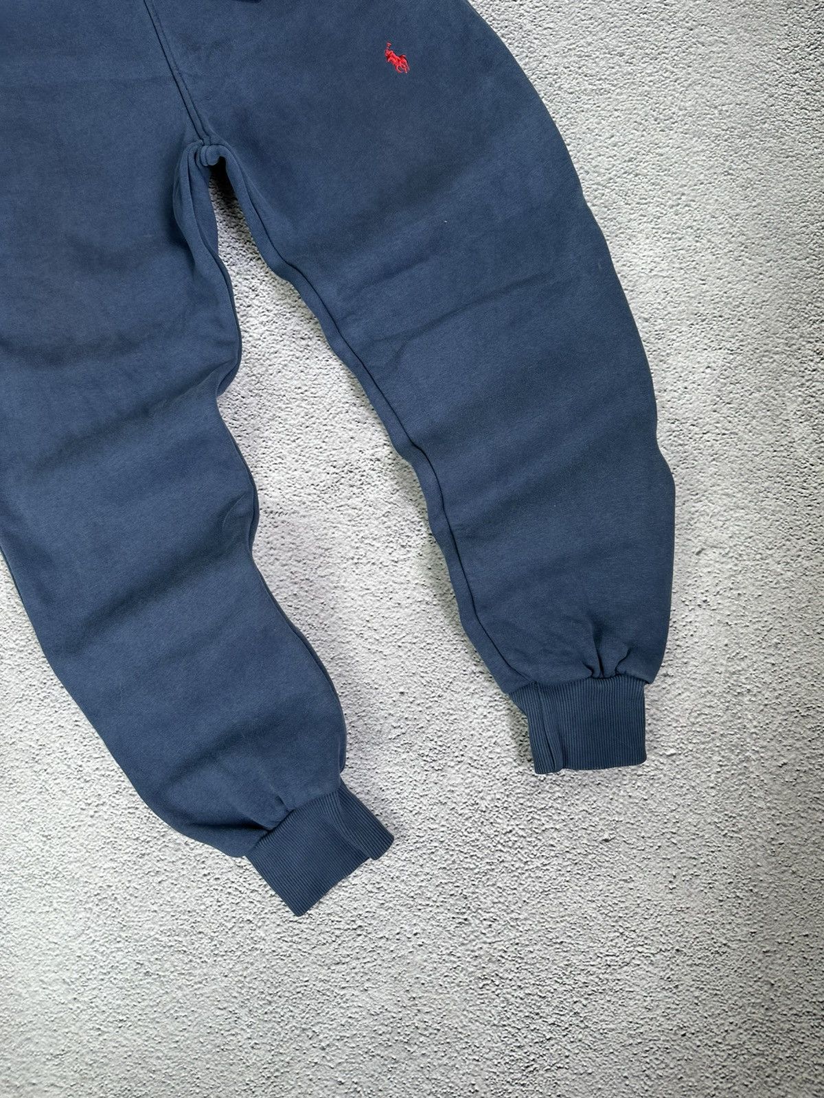 Polo Ralph Lauren × Vintage Polo Ralph Lauren Navy Sweatpants Faded Red Logo Y2K Hype Size US 30 / EU 46 - 4 Thumbnail