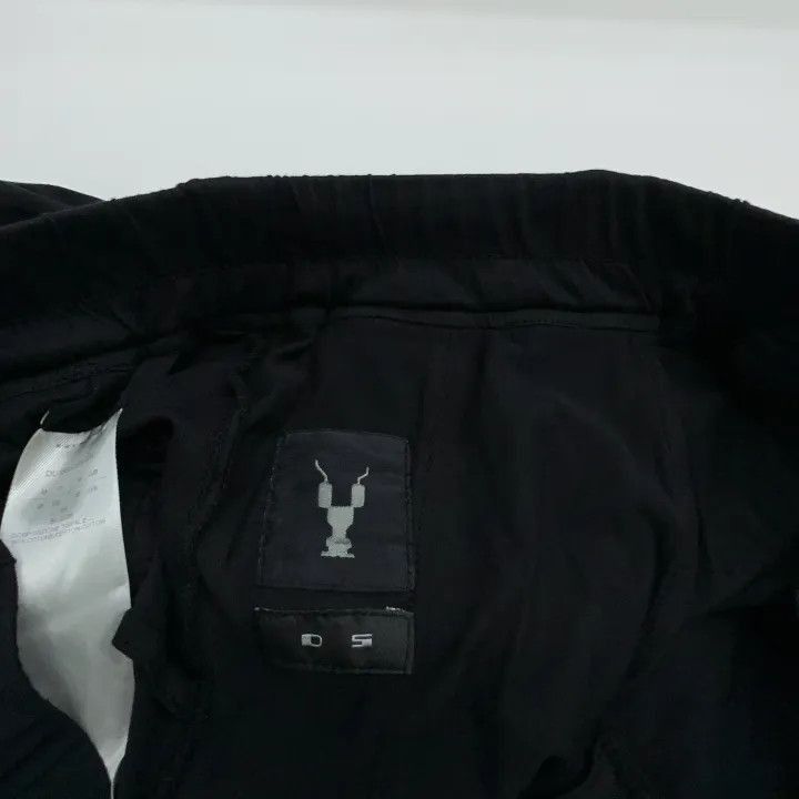 Rick Owens Rick Owens Black Loose Fit Joggers -2507 Size US 27 - 2 Thumbnail