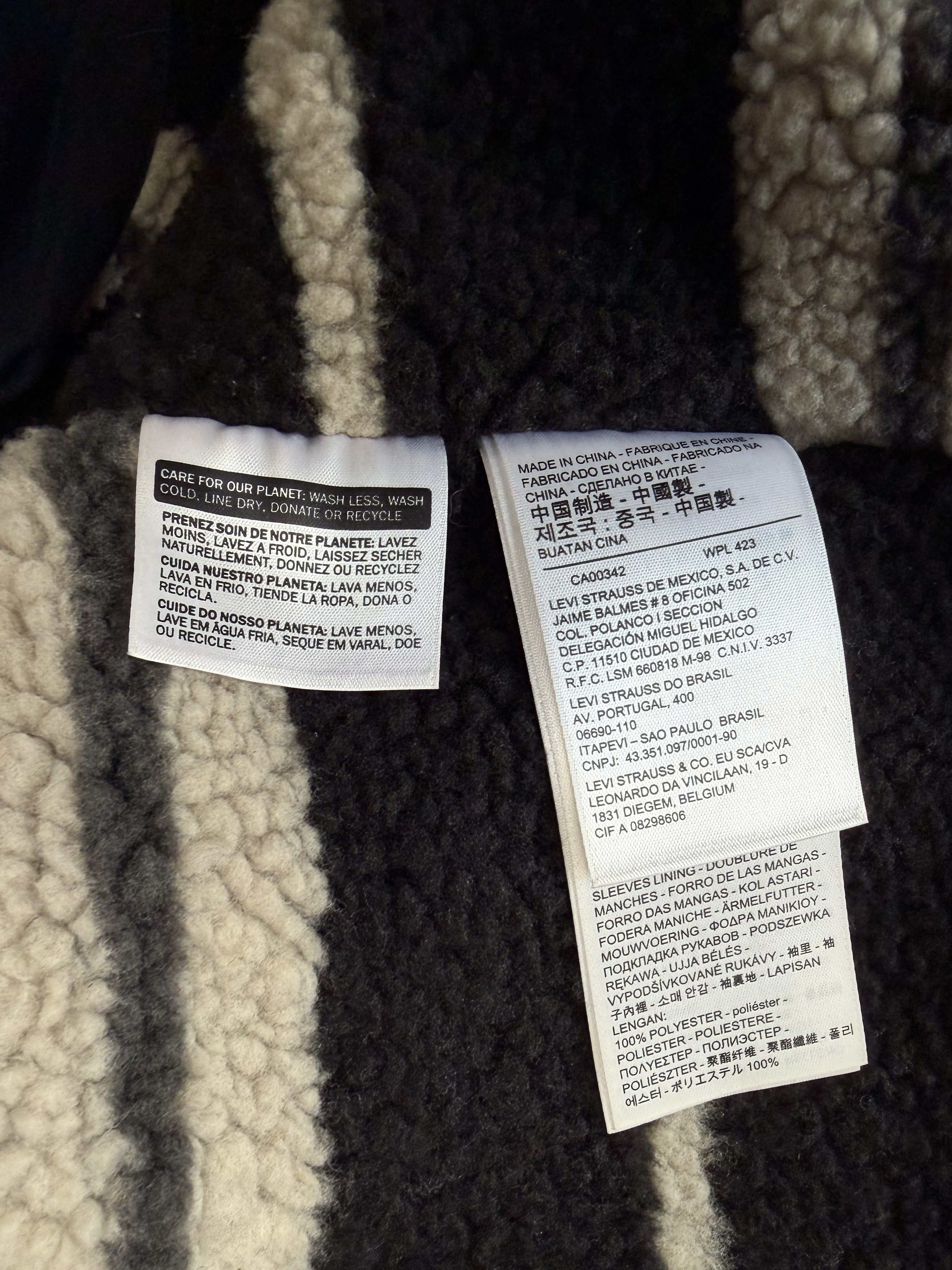 Levi's LEVIS Halley Stevensons Wax Sherpa Jacket Navy Waxed Cotton Size US M / EU 48-50 / 2 - 18 Thumbnail