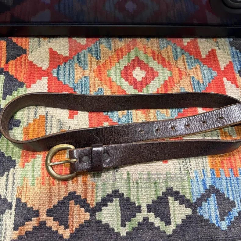 RRL Ralph Lauren RRL Ralph Lauren Horseshoe buckle leather belt Size ONE SIZE - 6 Thumbnail