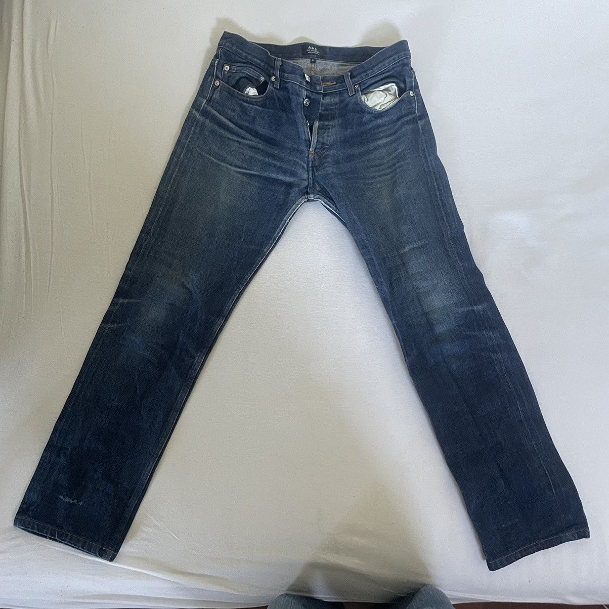 Image of A P C New Standard Jean Classique in Blue, Men's (Size 31)