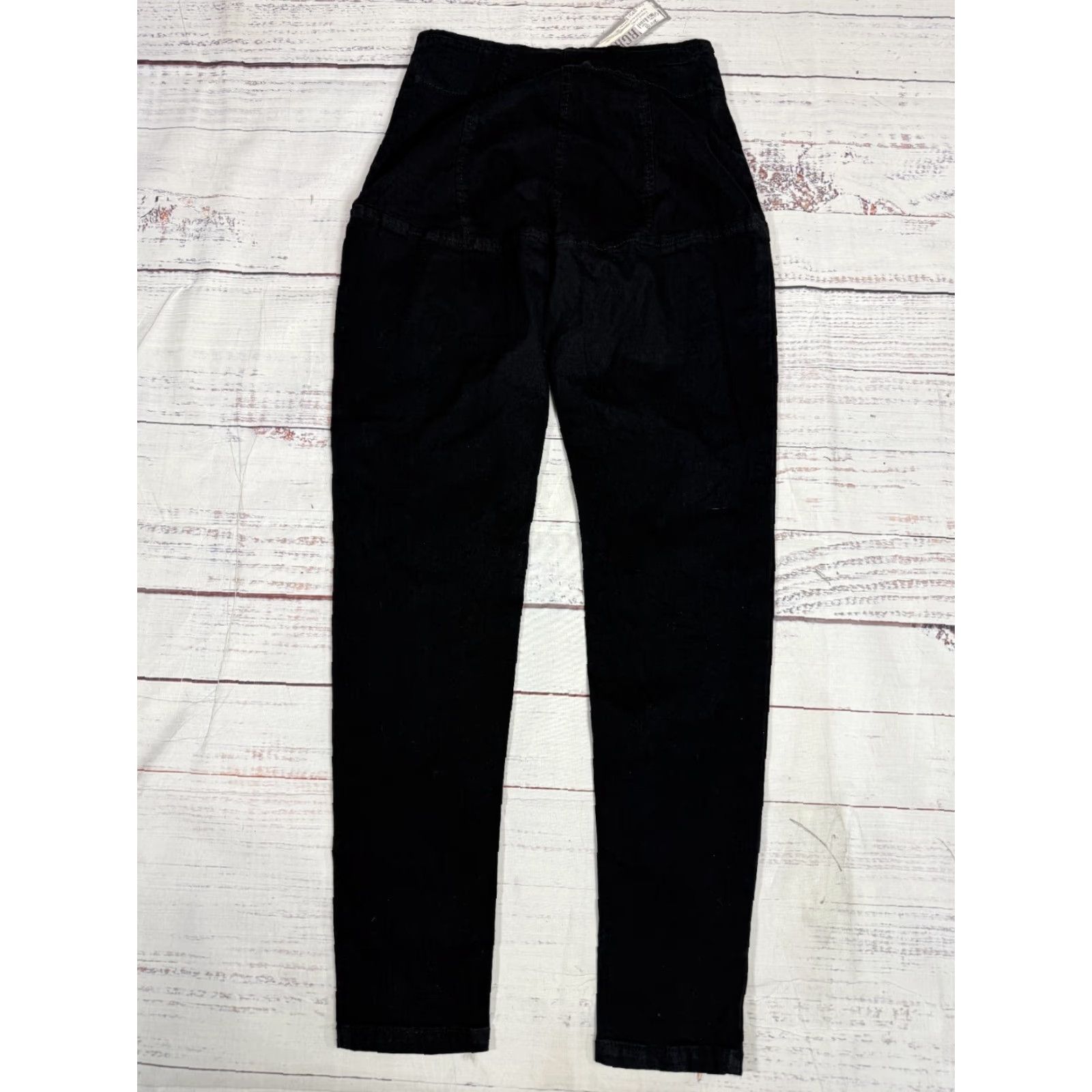 Vintage Prairie Underground Black Pants Front Zip Slim Ankle XS NWT Womens Jeans Cotton Denim Slimming Closure Zip Size 26" / US 2 / IT 38 - 7 Thumbnail