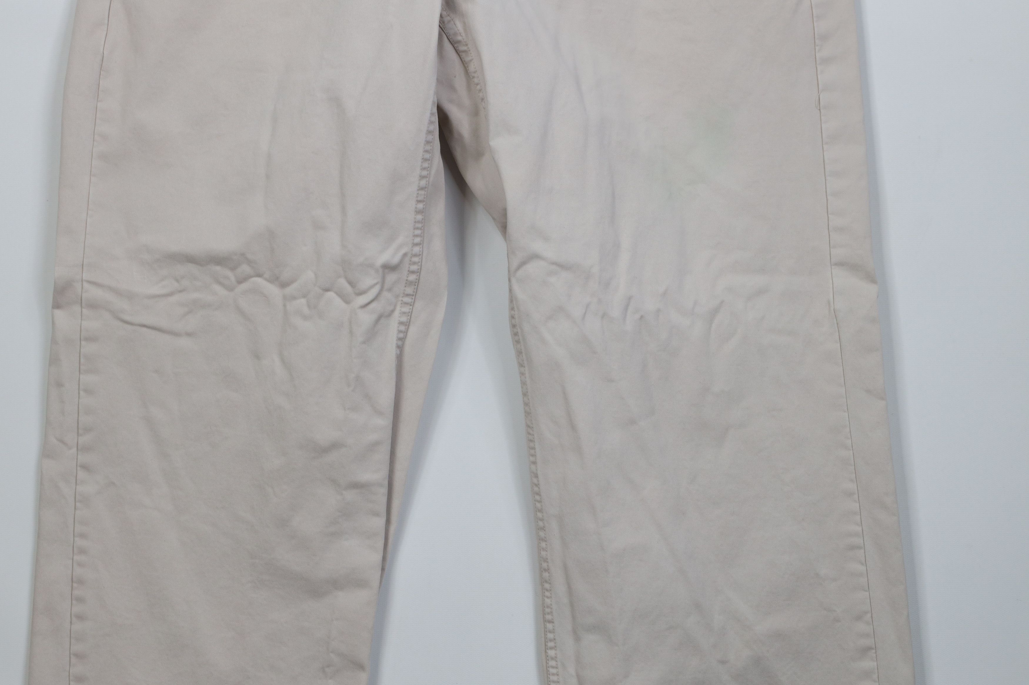 Gap Vintage Y2K Gap Modern Hipster Wide Leg Chino Pants Beige Size US 33 - 4 Thumbnail