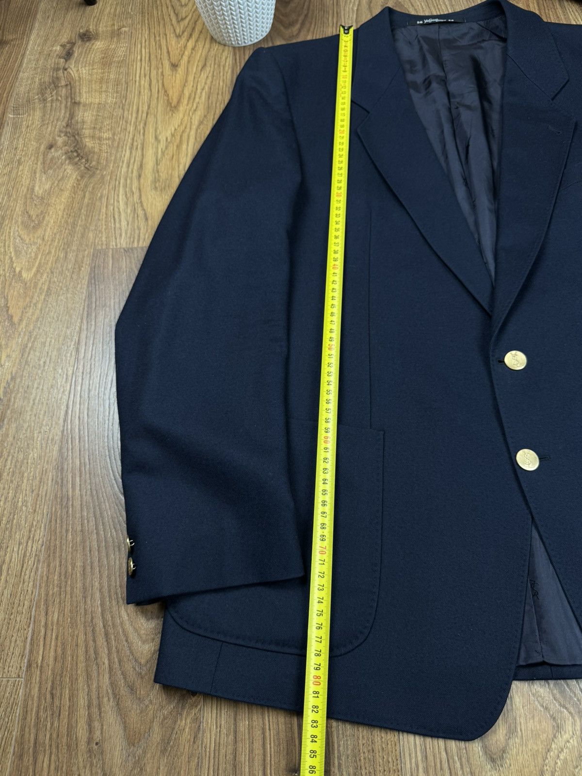 Yves Saint Laurent Vintage wool blazer Yves Saint Laurent original luxury item Size 42L - 7 Thumbnail