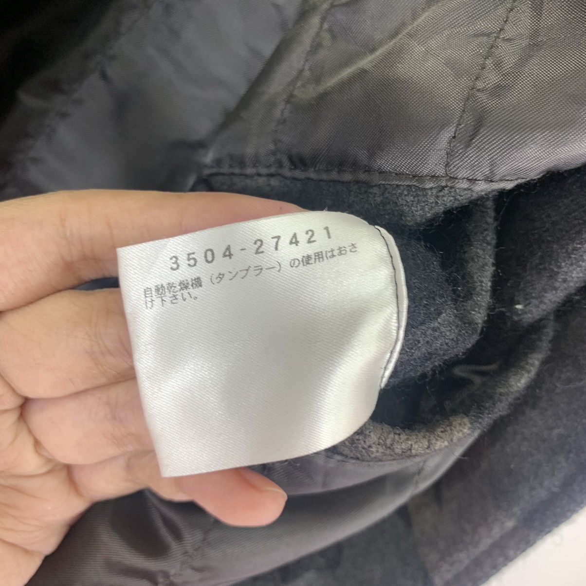 Japanese Brand Vintage Hiromichi Nakano Heavy Jacket with Fur Hoodie Size US M / EU 48-50 / 2 - 8 Thumbnail