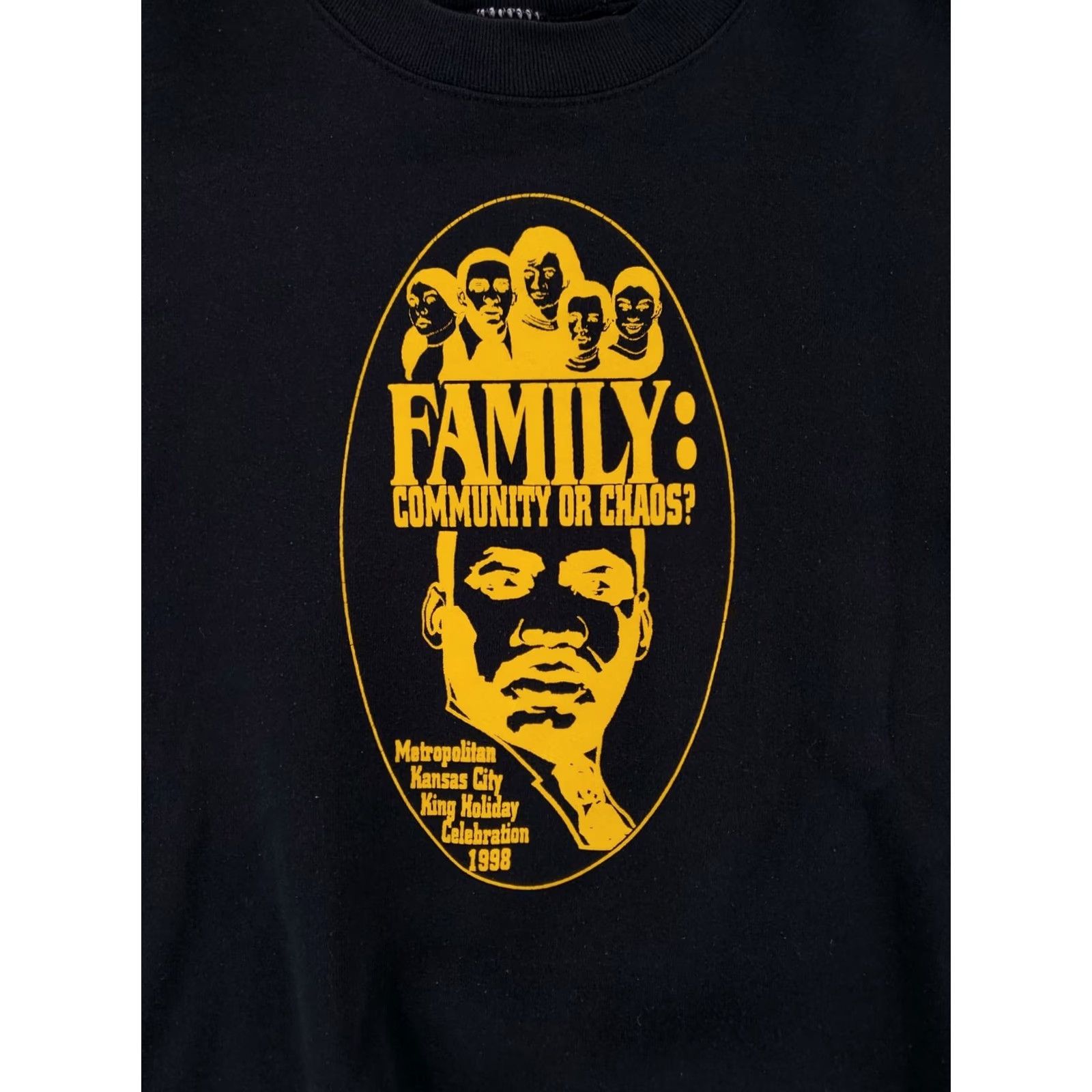 Fruit Of The Loom Fruit of the Loom MLK Black Sweatshirt Made USA Mens XXL Pullover Sweatshirt Size US XXL / EU 58 / 5 - 2 Thumbnail