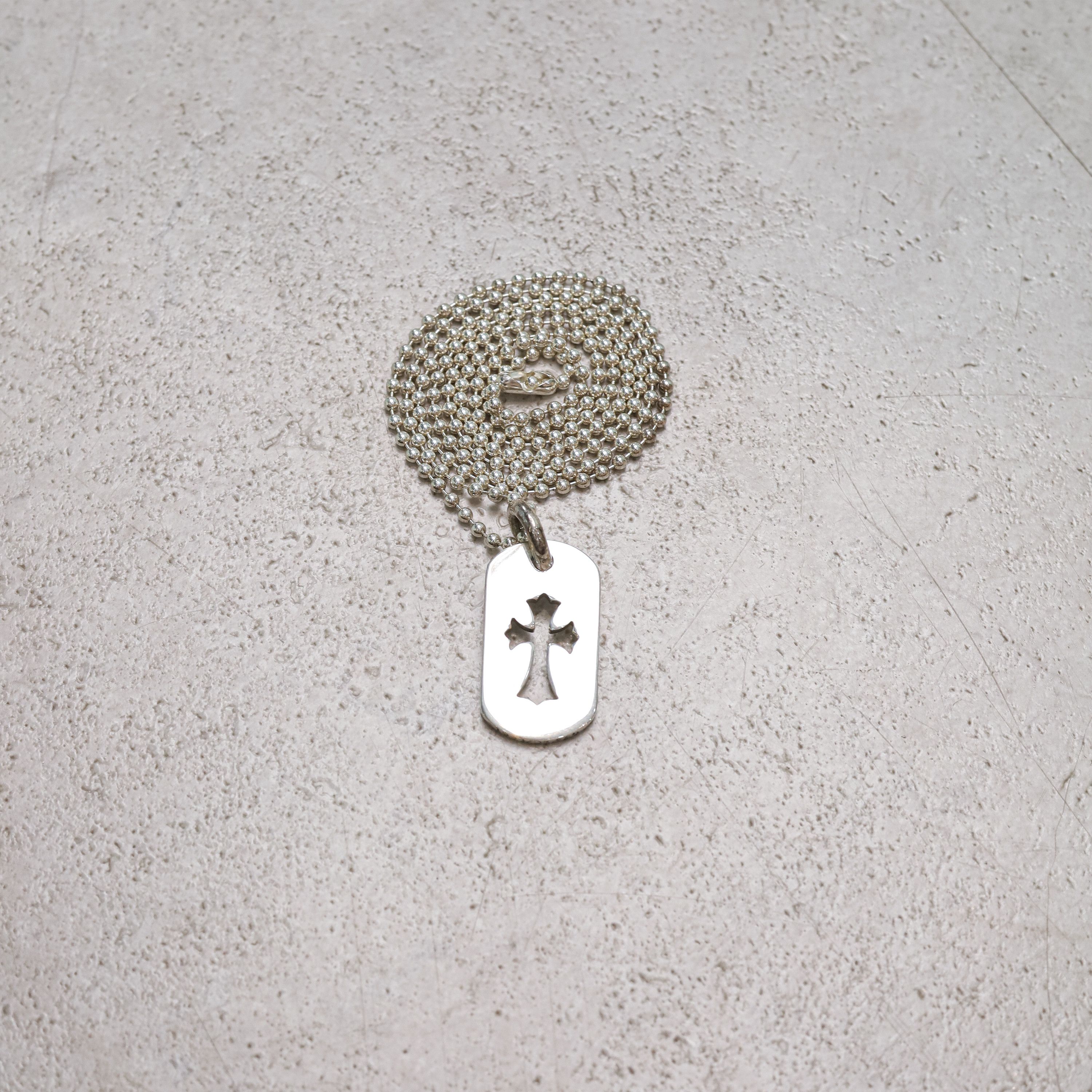 Chrome Hearts Chrome Hearts Dog Coss sliver necklace Size ONE SIZE - 1 Thumbnail