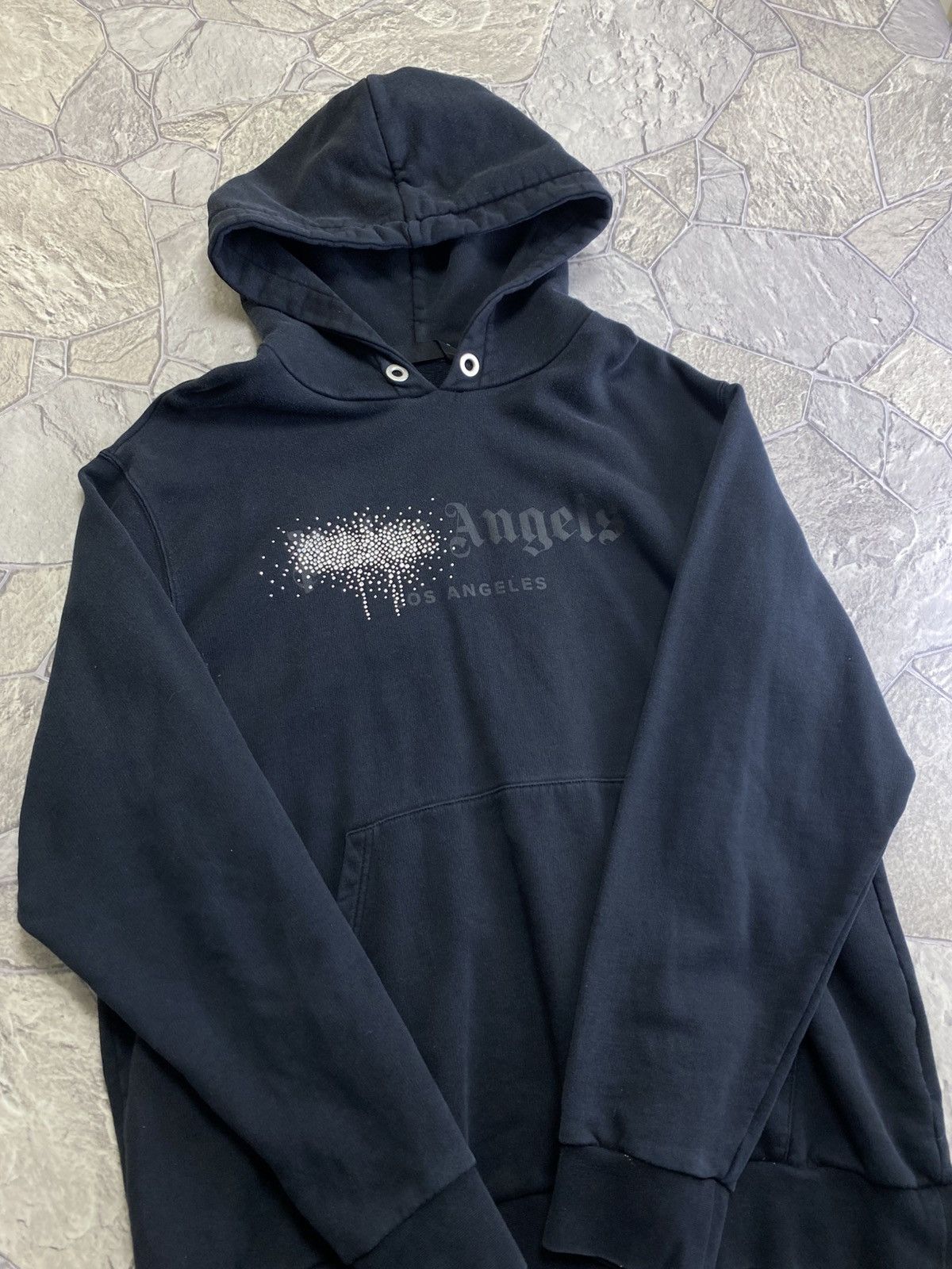 Palm Angels Rhinestone-Embellished Los Angeles Logo Hoodie Size US XL / EU 56 / 4 - 2 Thumbnail